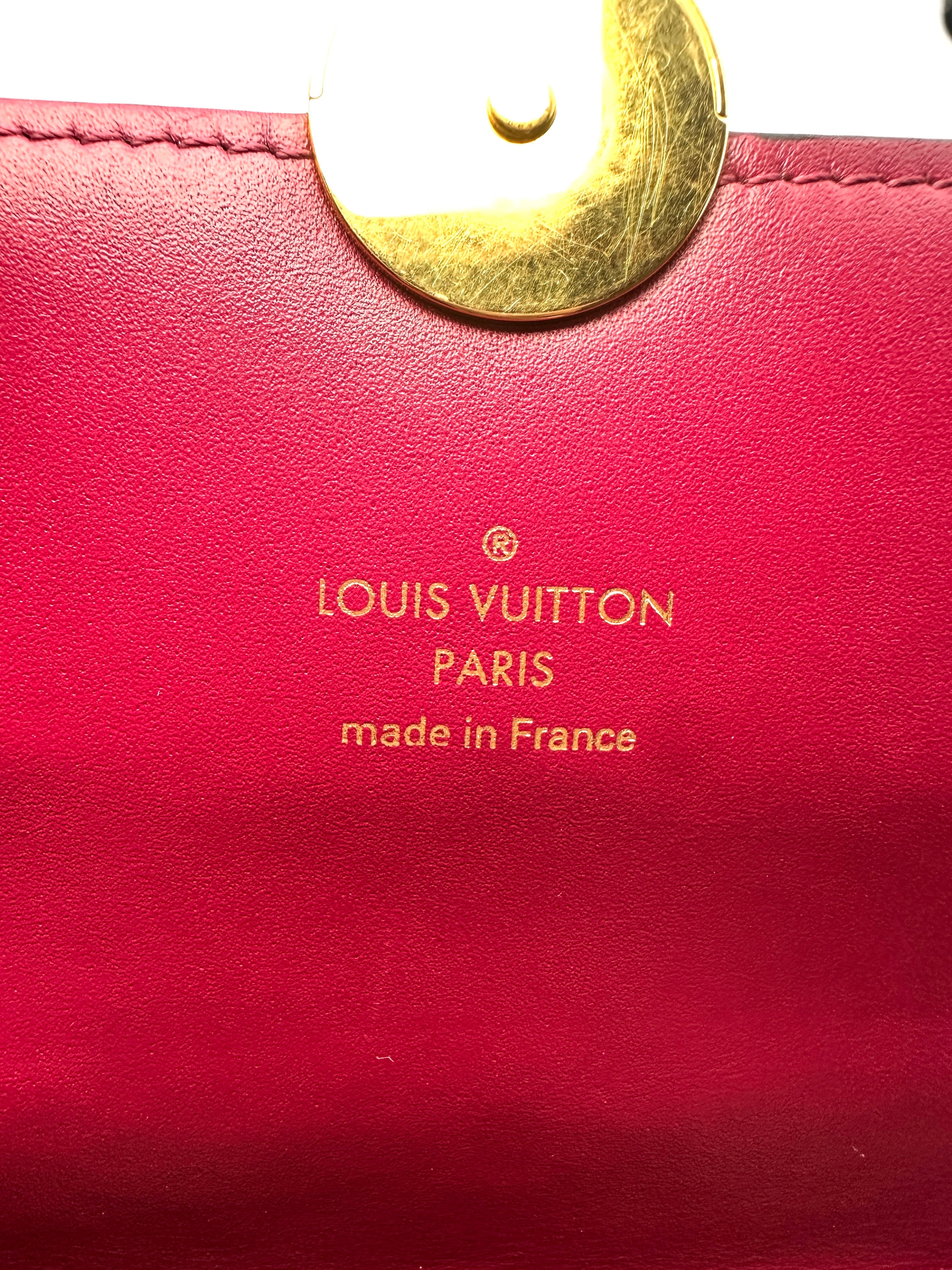Louis Vuitton Monogram Flore Chain Wallet Bag LV1576