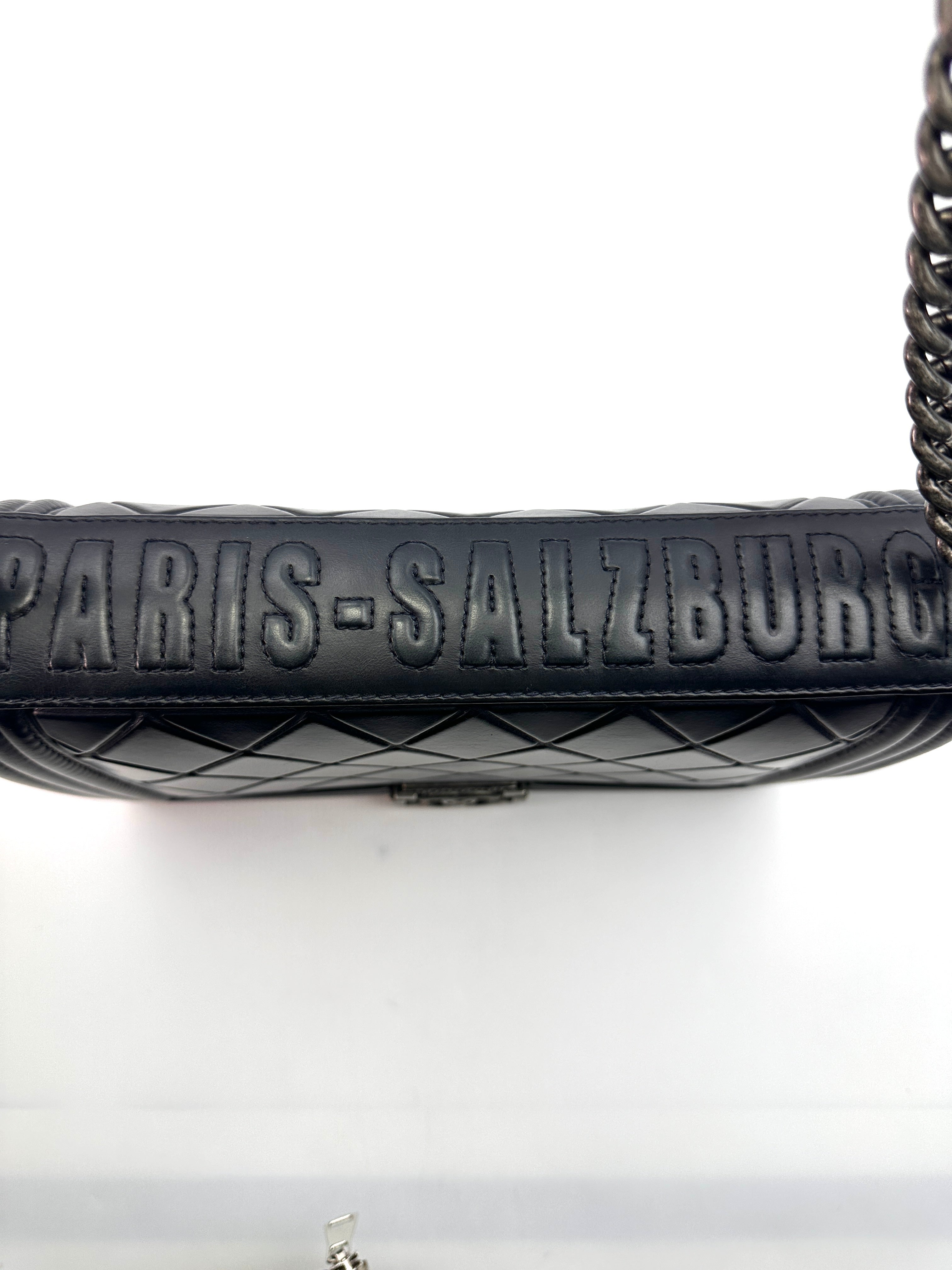 Chanel Paris-Salzburg Black Boy Flap Bag (21***37) CC1096