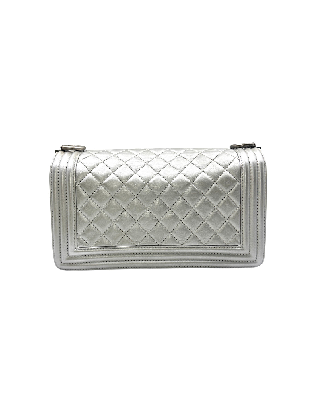 Chanel Metallic Quilled Leather Medium Boy Flap Bag(20***50) CC1093