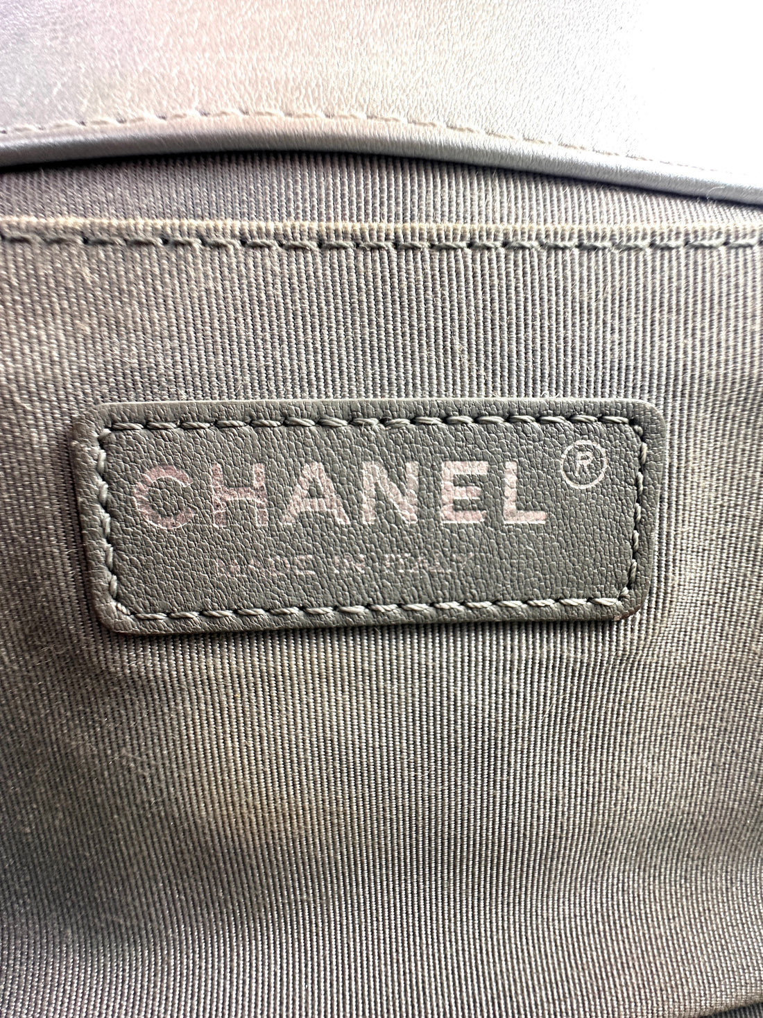 Chanel Metallic Quilled Leather Medium Boy Flap Bag(20***50) CC1093
