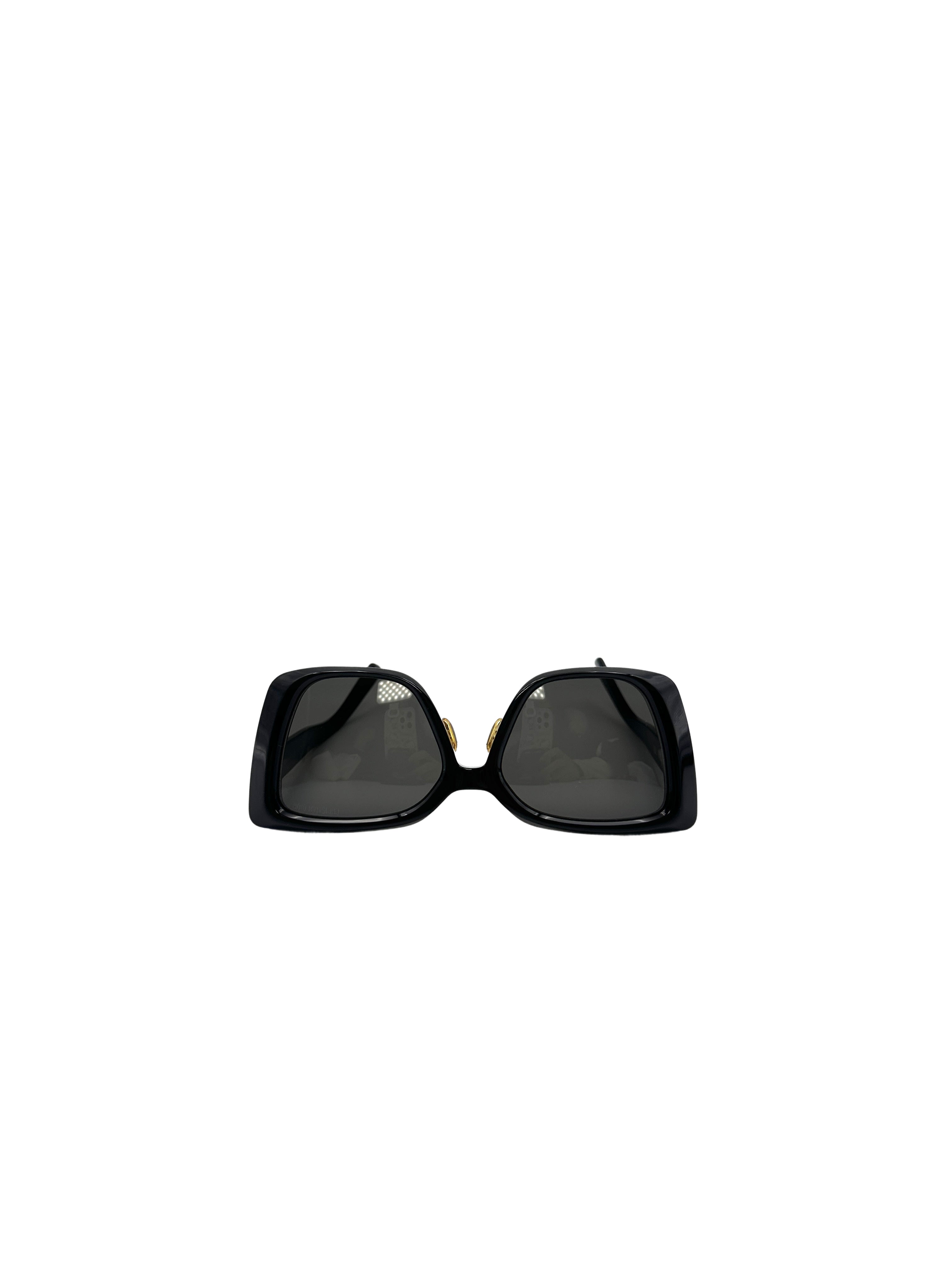 Dior Midnight S5F Square Sunglasses Black DOG03