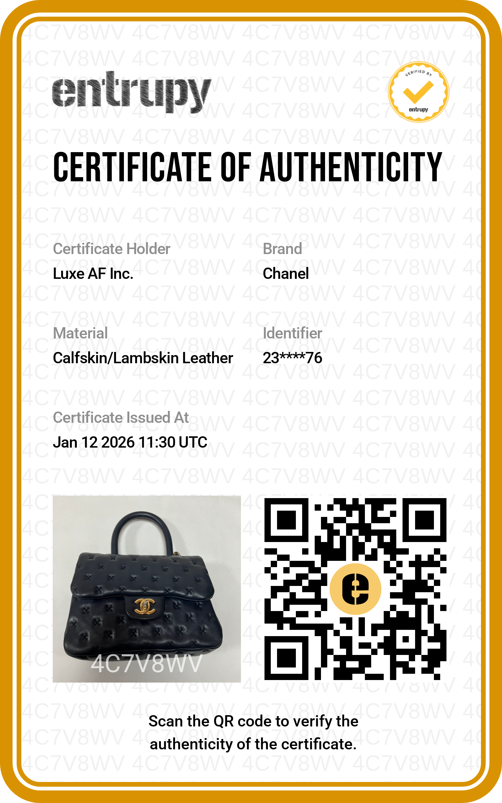 Chanel Dark Blue Leather Cross Stitch Coco Handle Bag(23***76) CC1218