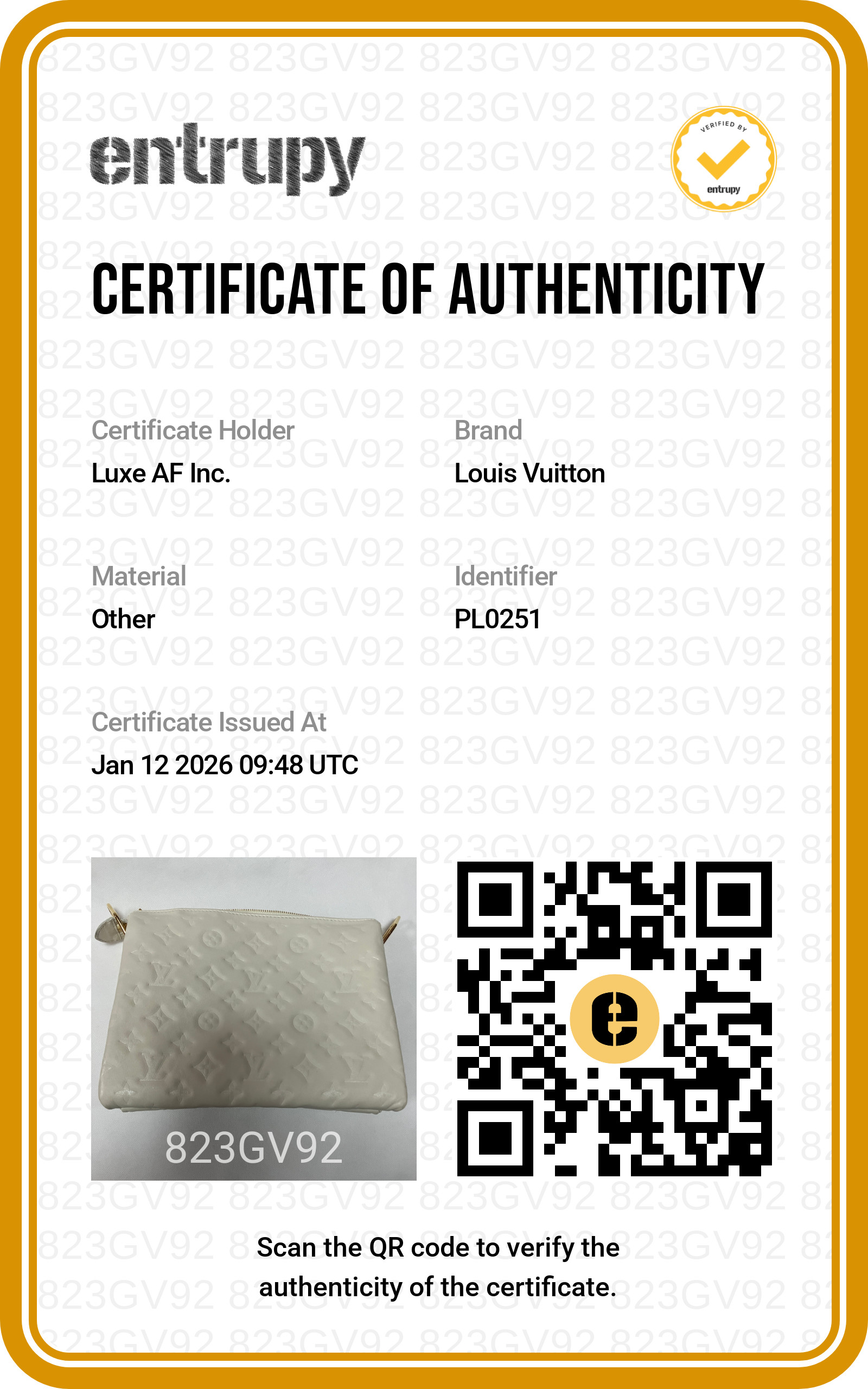 Louis Vuitton Coussin PM Cream Monogram Lambskin Small Size Bag LV1583
