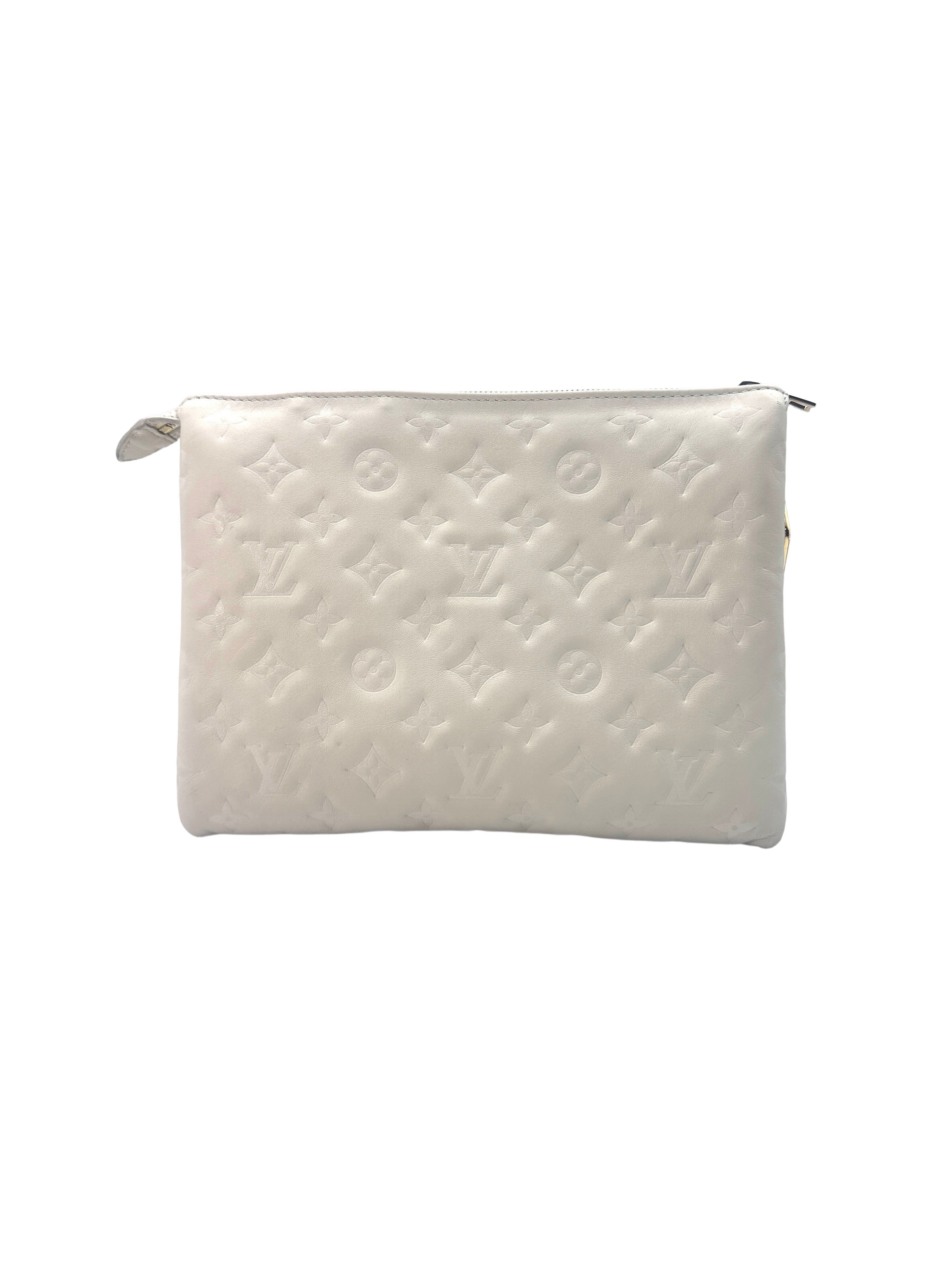 Louis Vuitton Coussin PM Cream Monogram Lambskin Small Size Bag LV1583
