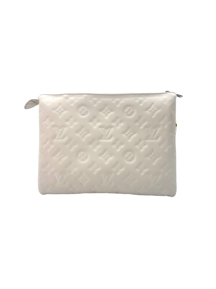 Louis Vuitton Coussin PM Cream Monogram Lambskin Small Size Bag LV1583