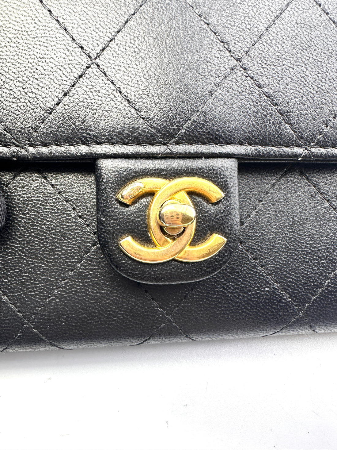 Chanel Chic Pearl Top Handle Wallet on Chain Black Shoulder Bag(29***05) CC1105