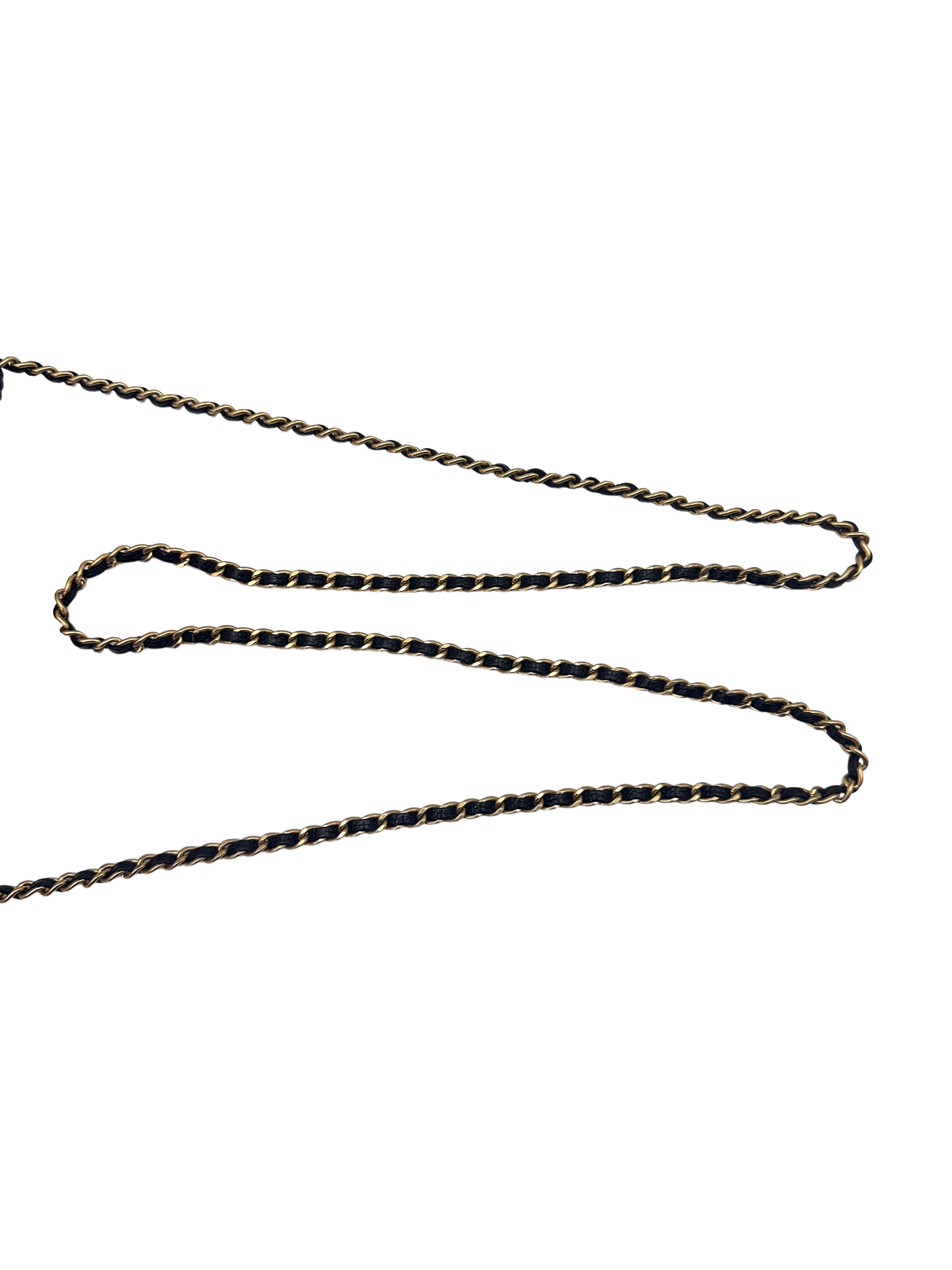 Chanel Boy Wallet on Chain WOC Black Lambskin Gold Hardware(22***89) CC1106