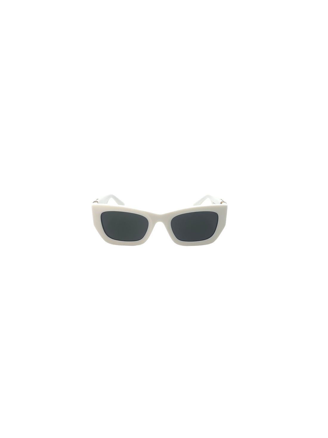 Miu Miu SMU 09W Acetate Rectangle Sunglasses White  MMG05