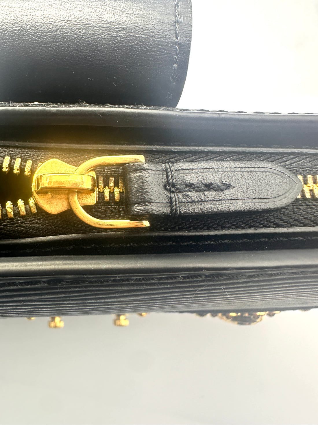 Louis Vuitton Black Epi Leather Trunk Clutch Petite Malle Bag LV1595