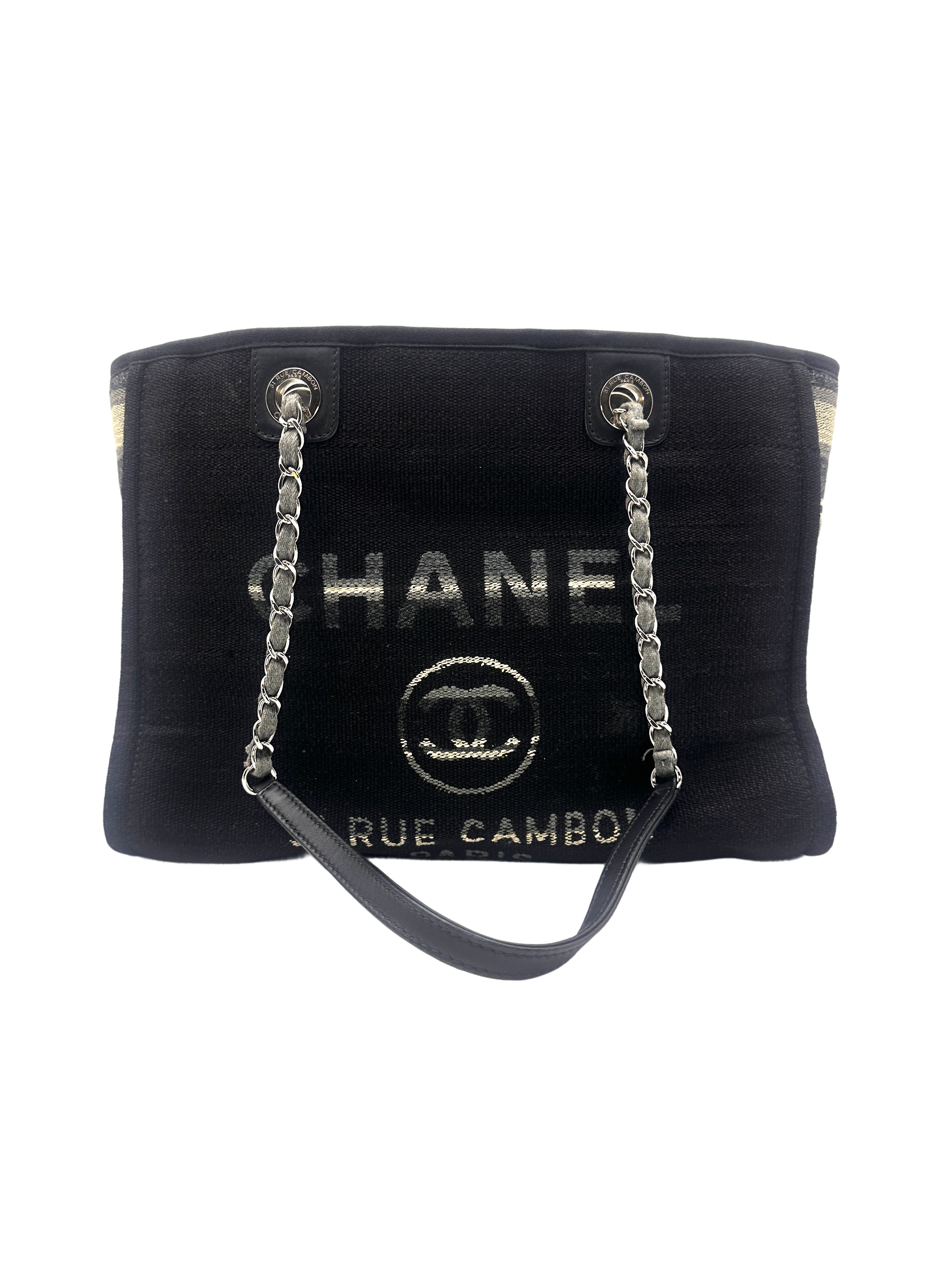 Chanel Deauville Black Medium Size Tote Bag(26***90) CC1109