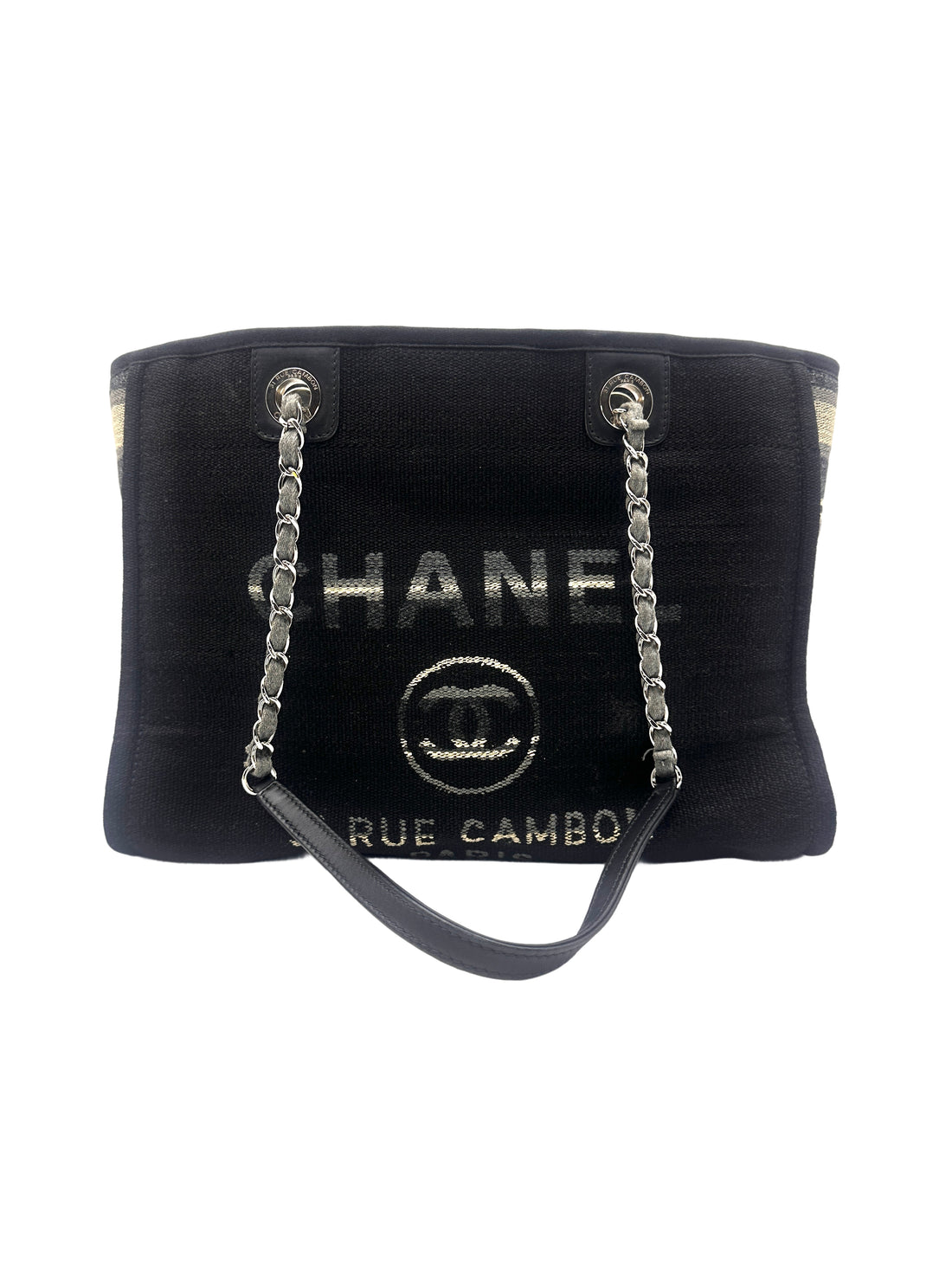 Chanel Deauville Black Medium Size Tote Bag(26***90) CC1109