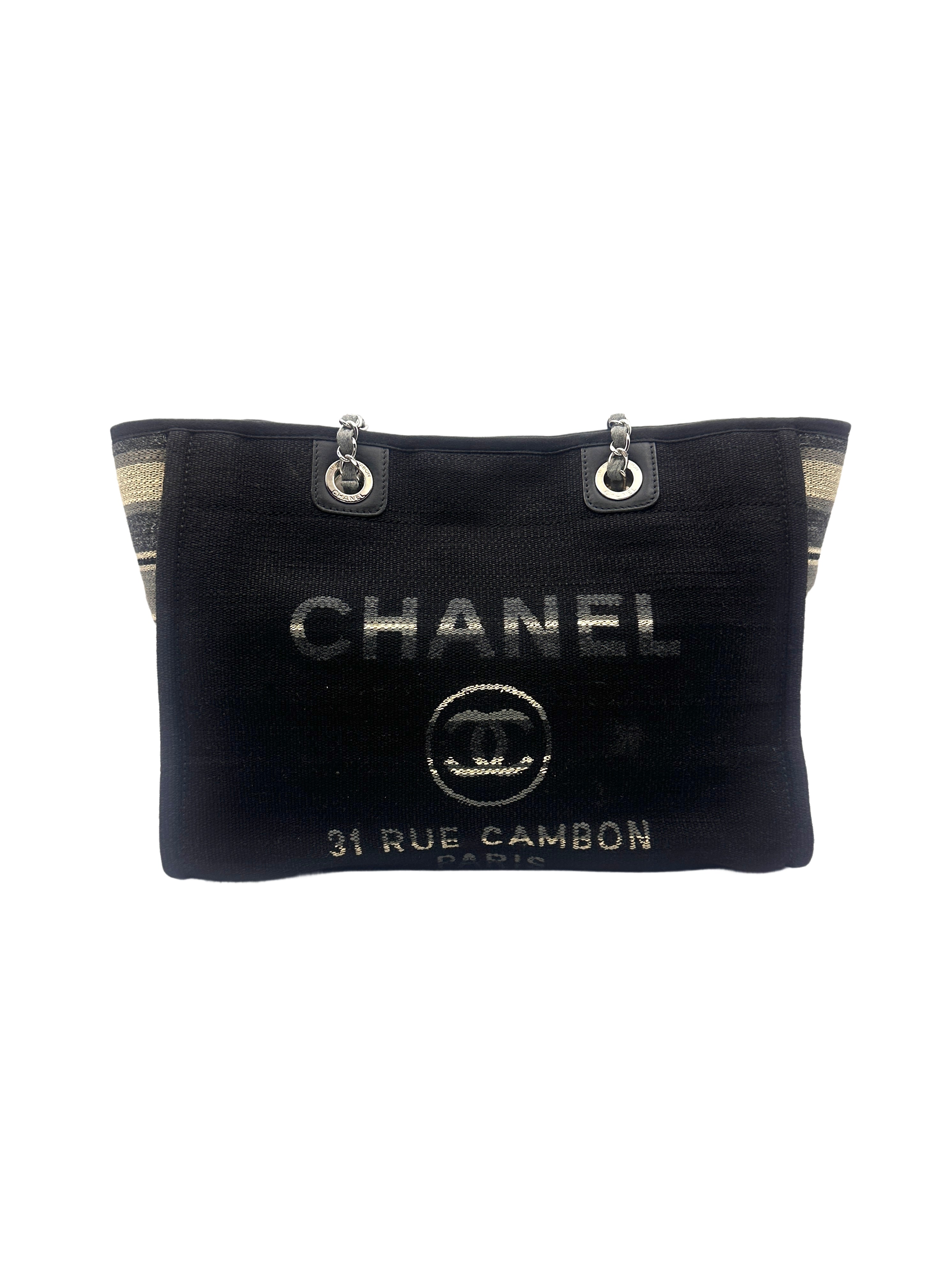 Chanel Deauville Black Medium Size Tote Bag(26***90) CC1109