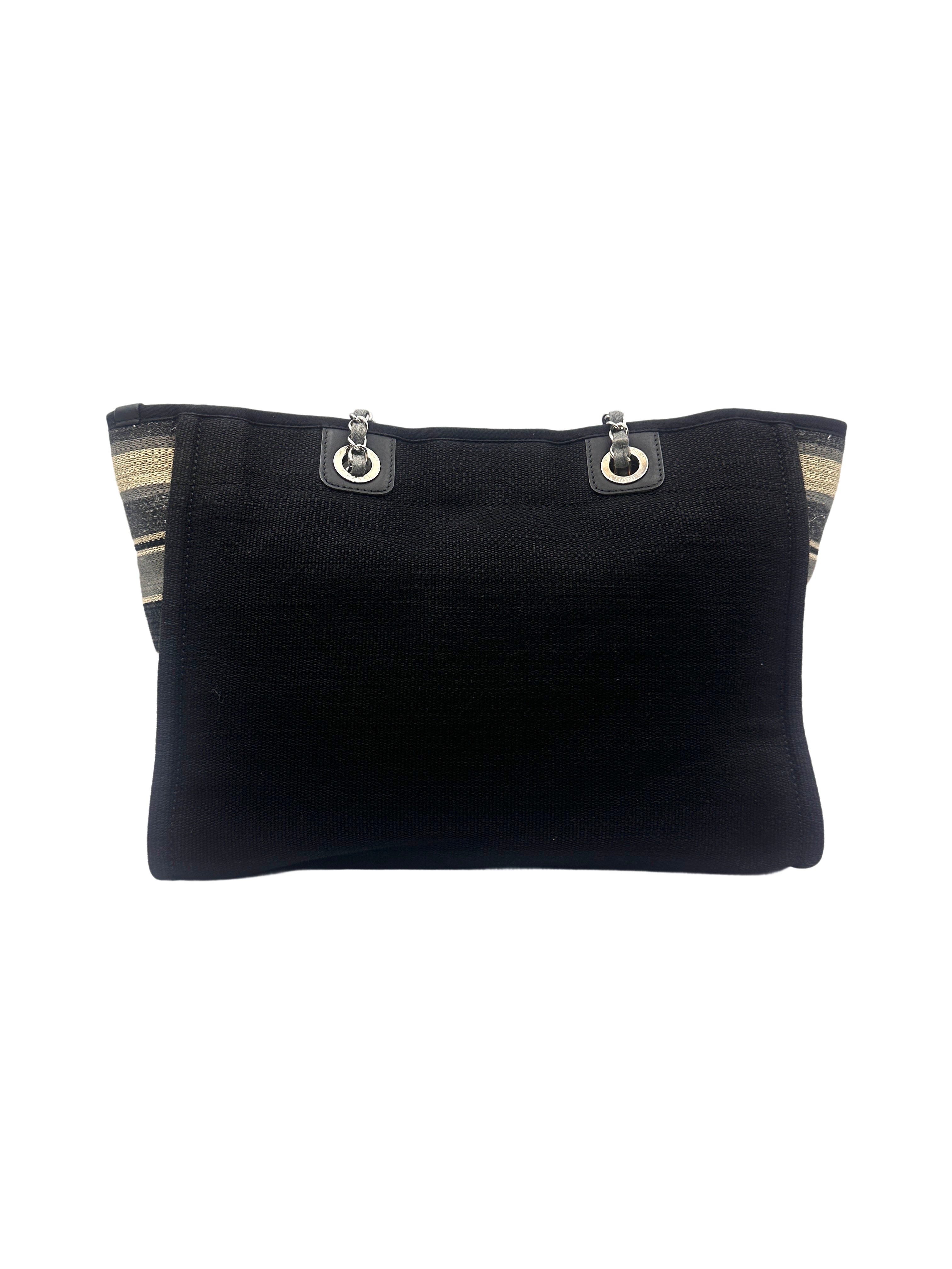 Chanel Deauville Black Medium Size Tote Bag(26***90) CC1109