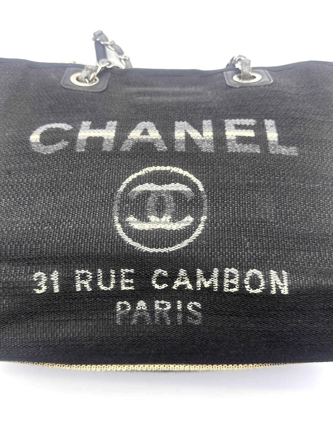 Chanel Deauville Black Medium Size Tote Bag(26***90) CC1109