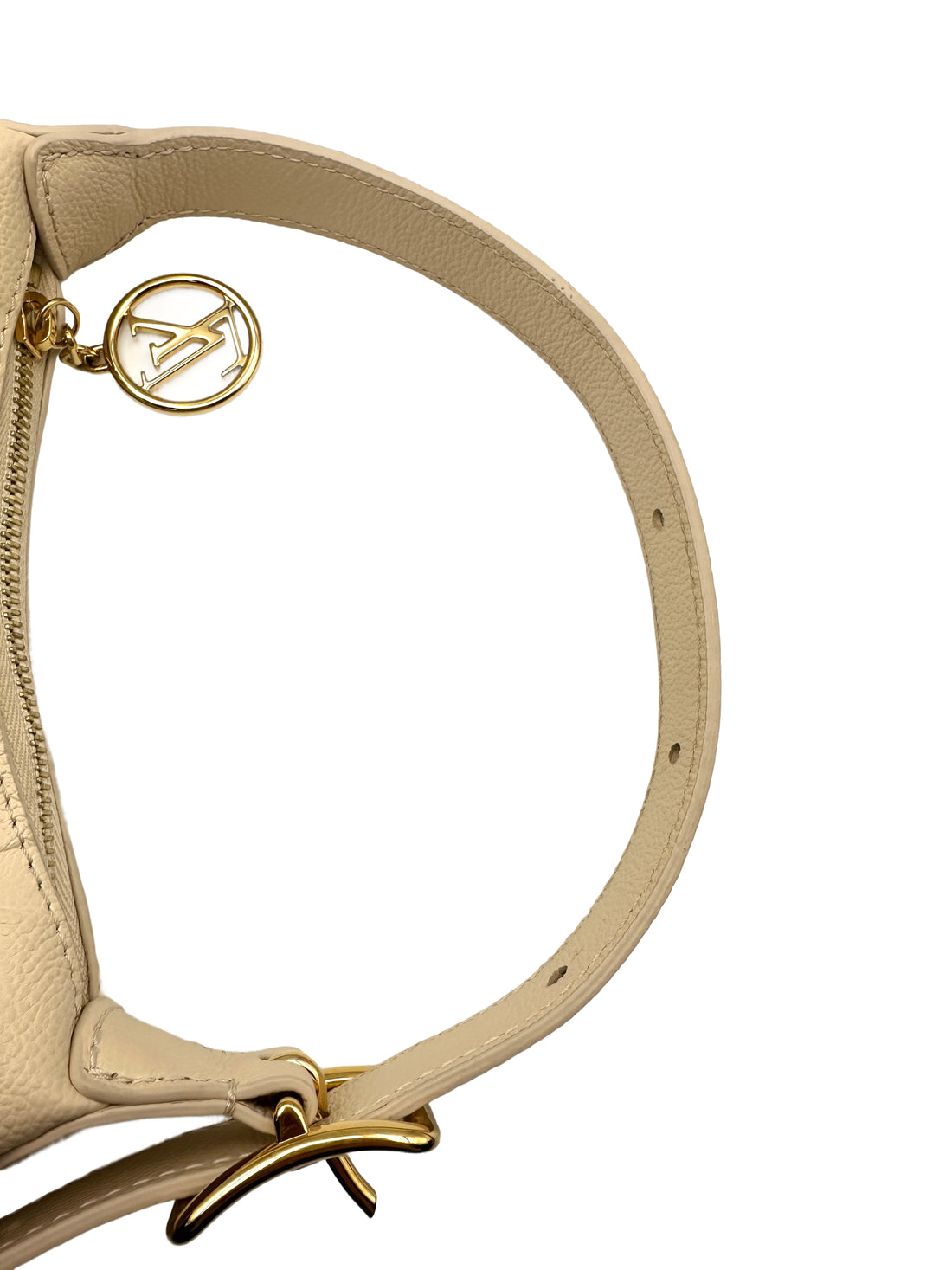 Louis Vuitton Monogram Empreinte Leather Mini Moon Bag Creamy White LV1596