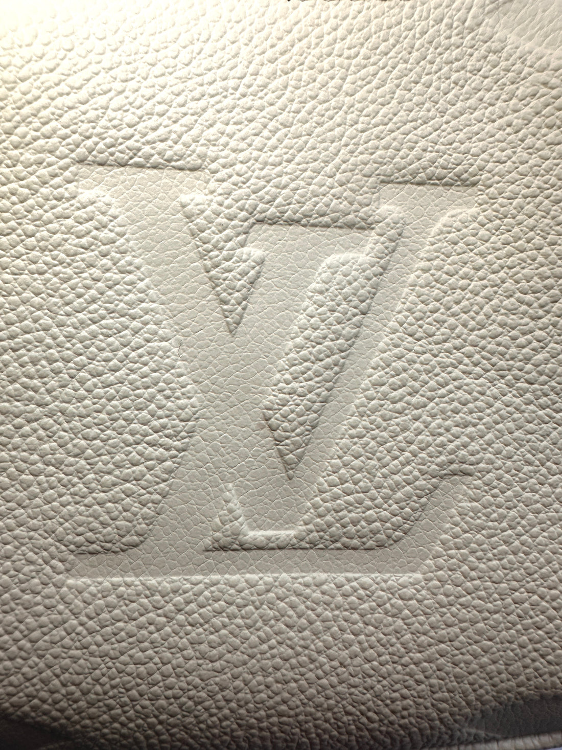 Louis Vuitton Monogram Empreinte Leather Mini Moon Bag Creamy White LV1596