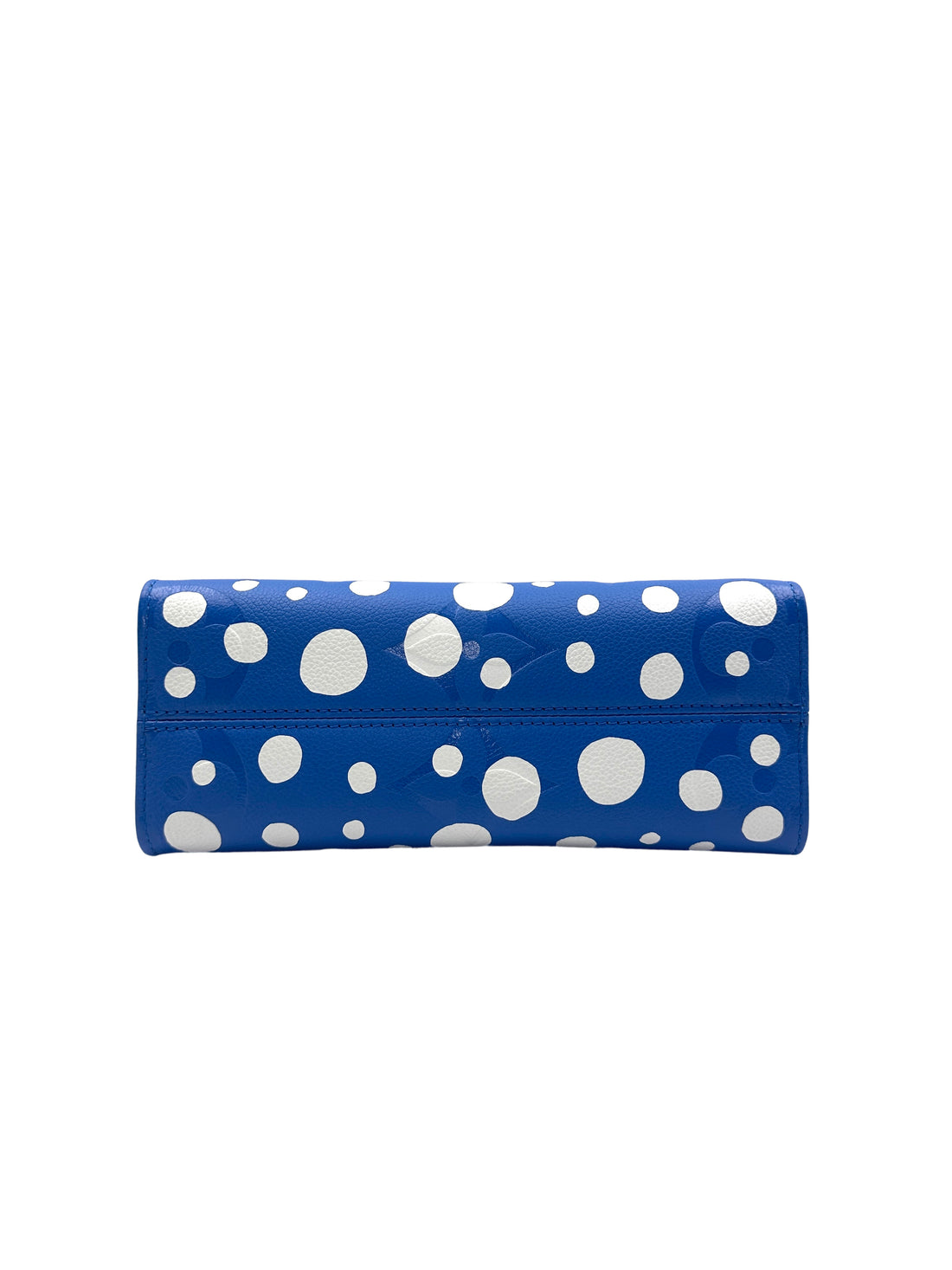 Louis Vuitton Yayoi Kusama Empreinte Monogram Giant OnTheGo PM Tote Bag Blue & White LV1599