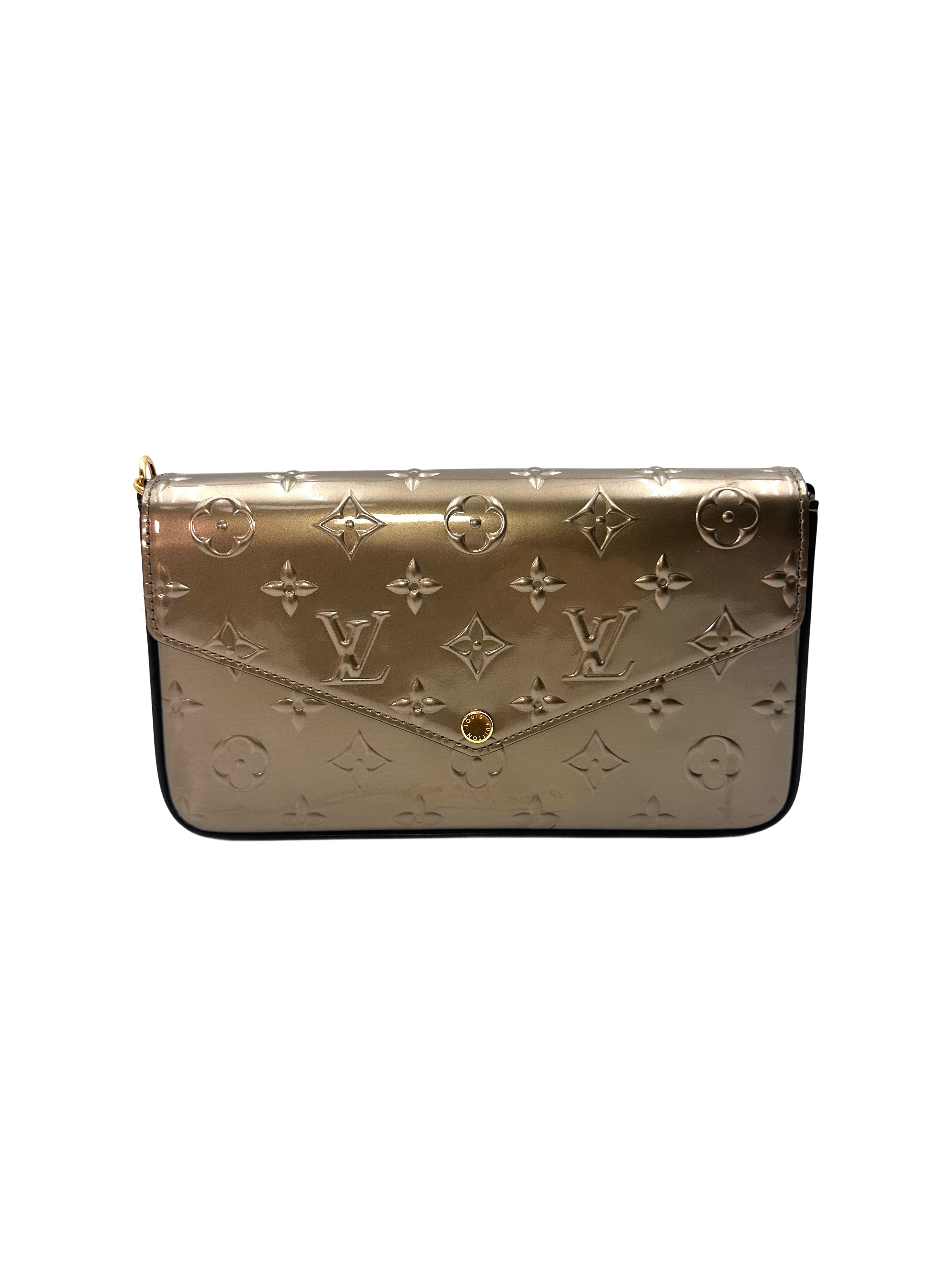 Louis Vuitton Monogram Vernis Felicie Pochette Bag LV1654