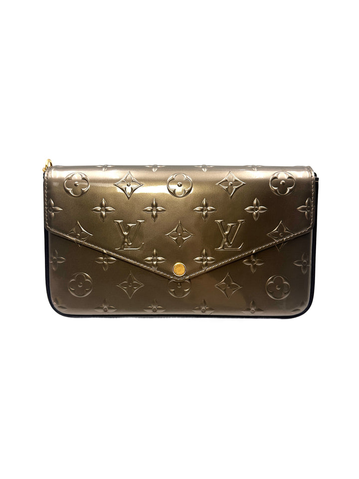 Louis Vuitton Monogram Vernis Felicie Pochette Bag LV1654