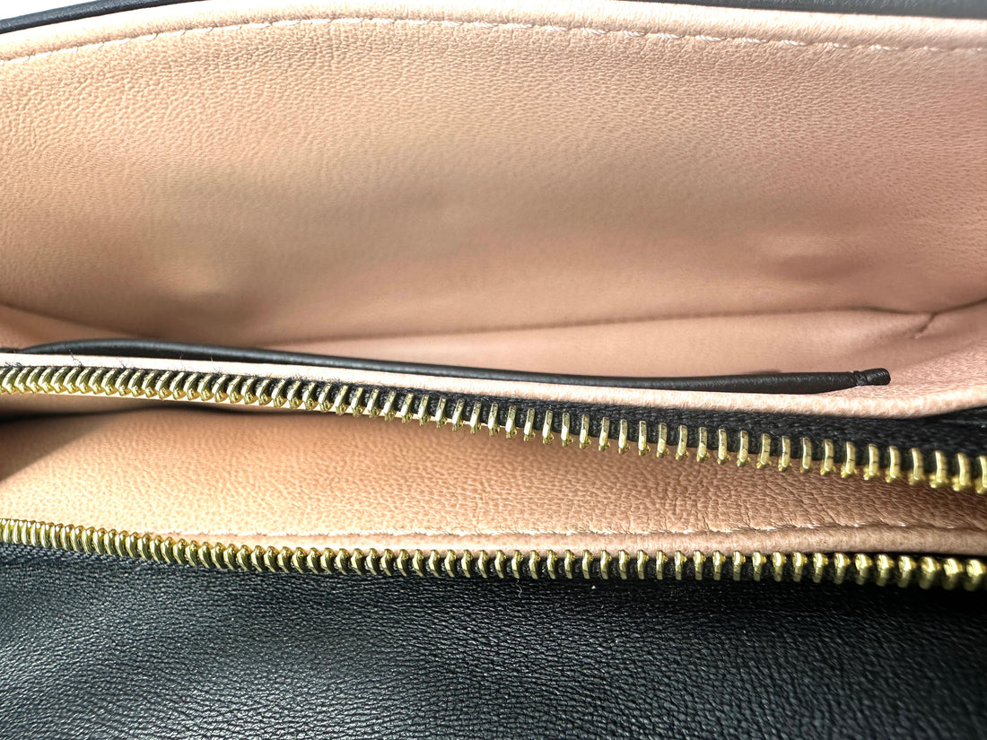 Louis Vuitton Pochette Coussin Black Monogram Leather Shoulder Bag LV1651