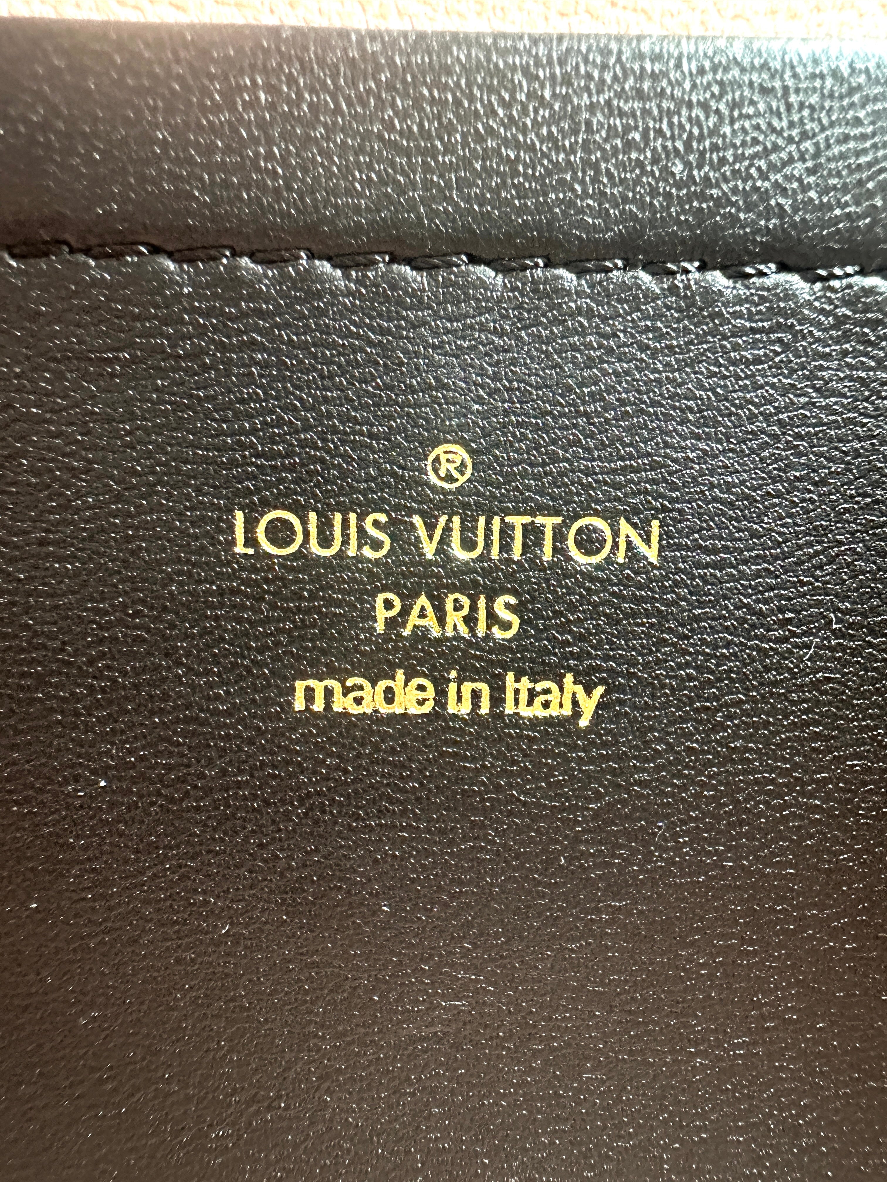 Louis Vuitton Pochette Coussin Black Monogram Leather Shoulder Bag LV1651