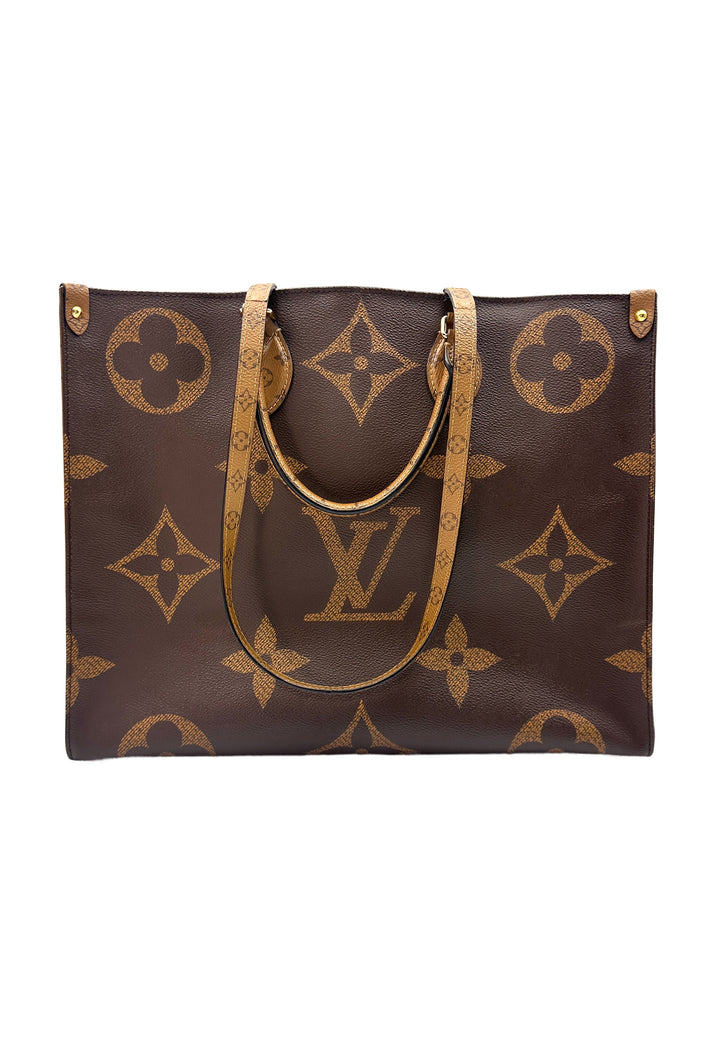 Louis Vuitton OnTheGo GM Brown Monogram Large Size Handbag LV1653