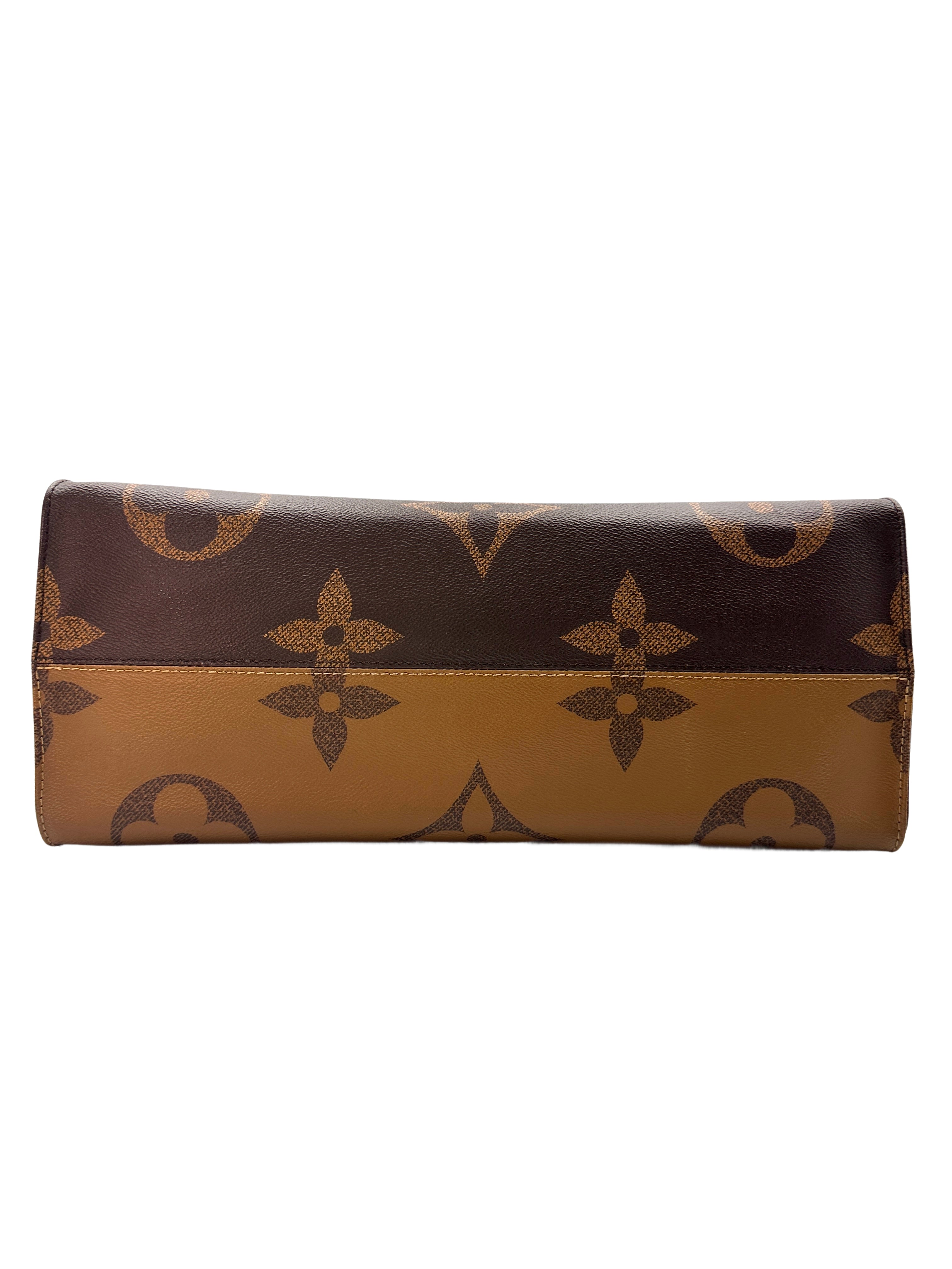 Louis Vuitton OnTheGo GM Brown Monogram Large Size Handbag LV1653