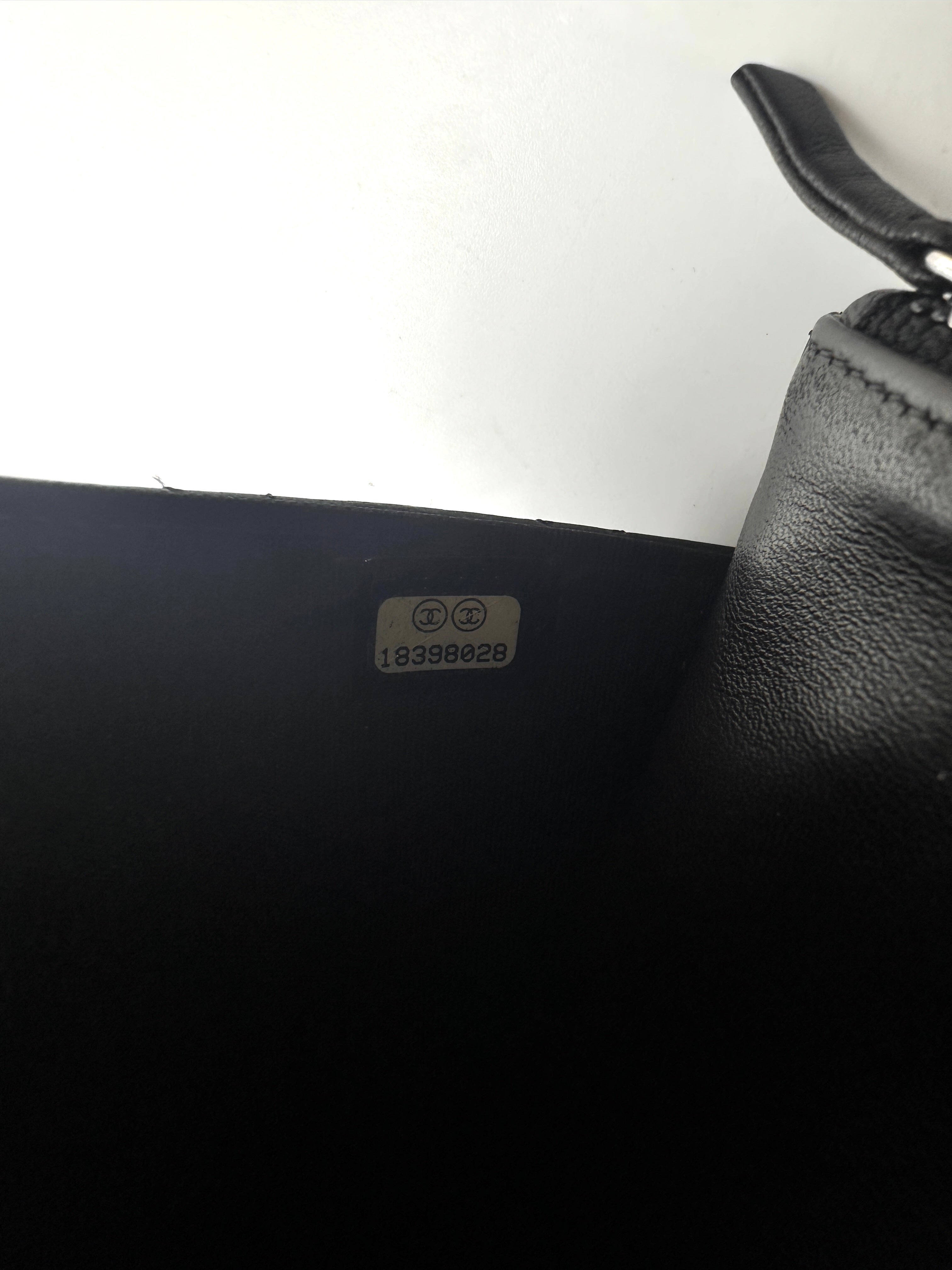 Chanel Boy Wallet on Chain Black Quilted Leather Shoulder Bag with Gold Buckle (18***28) CC1114