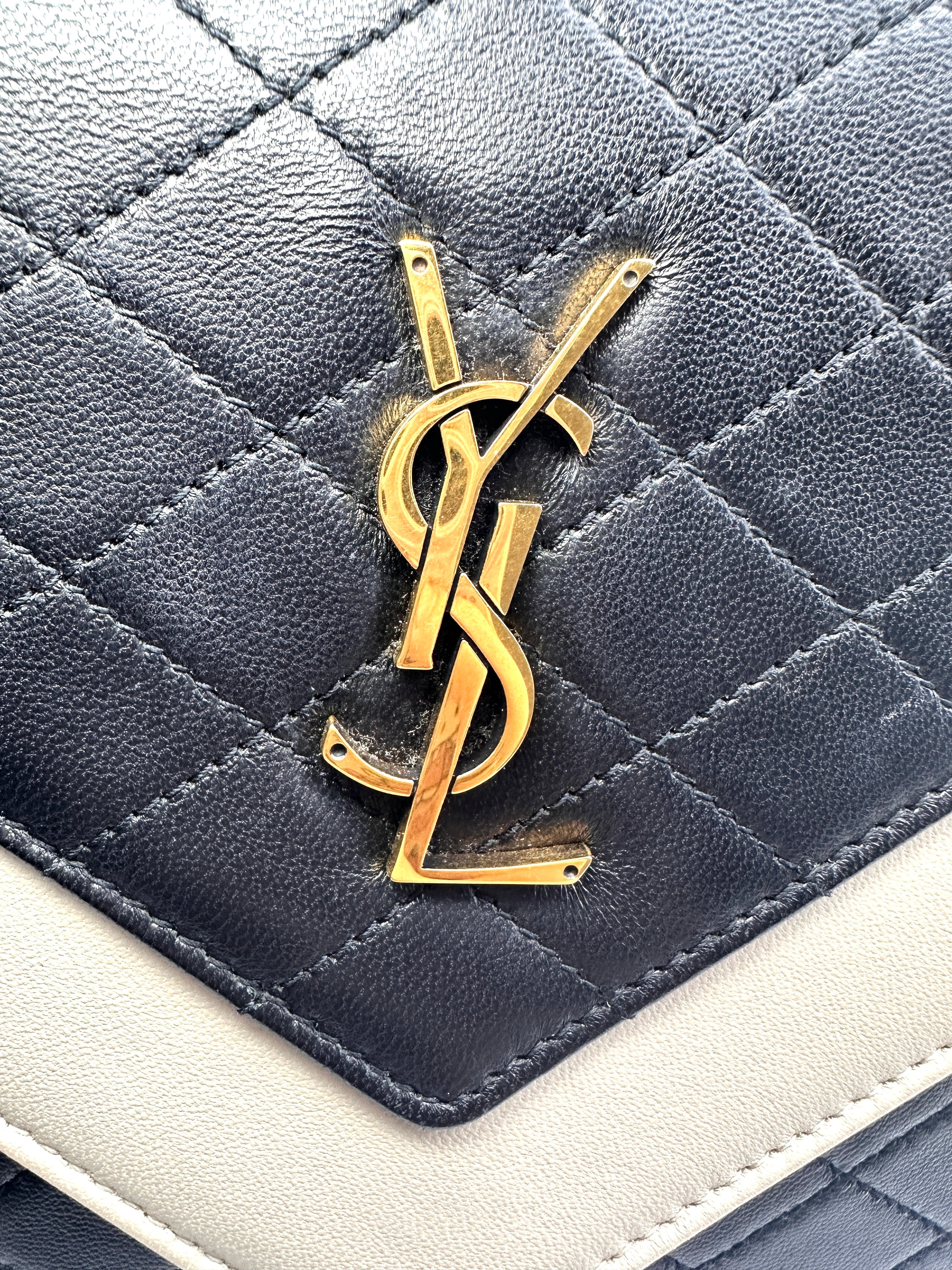 Saint Laurent Gaby Satchel Quilted Leather Shoulder Bag SL151