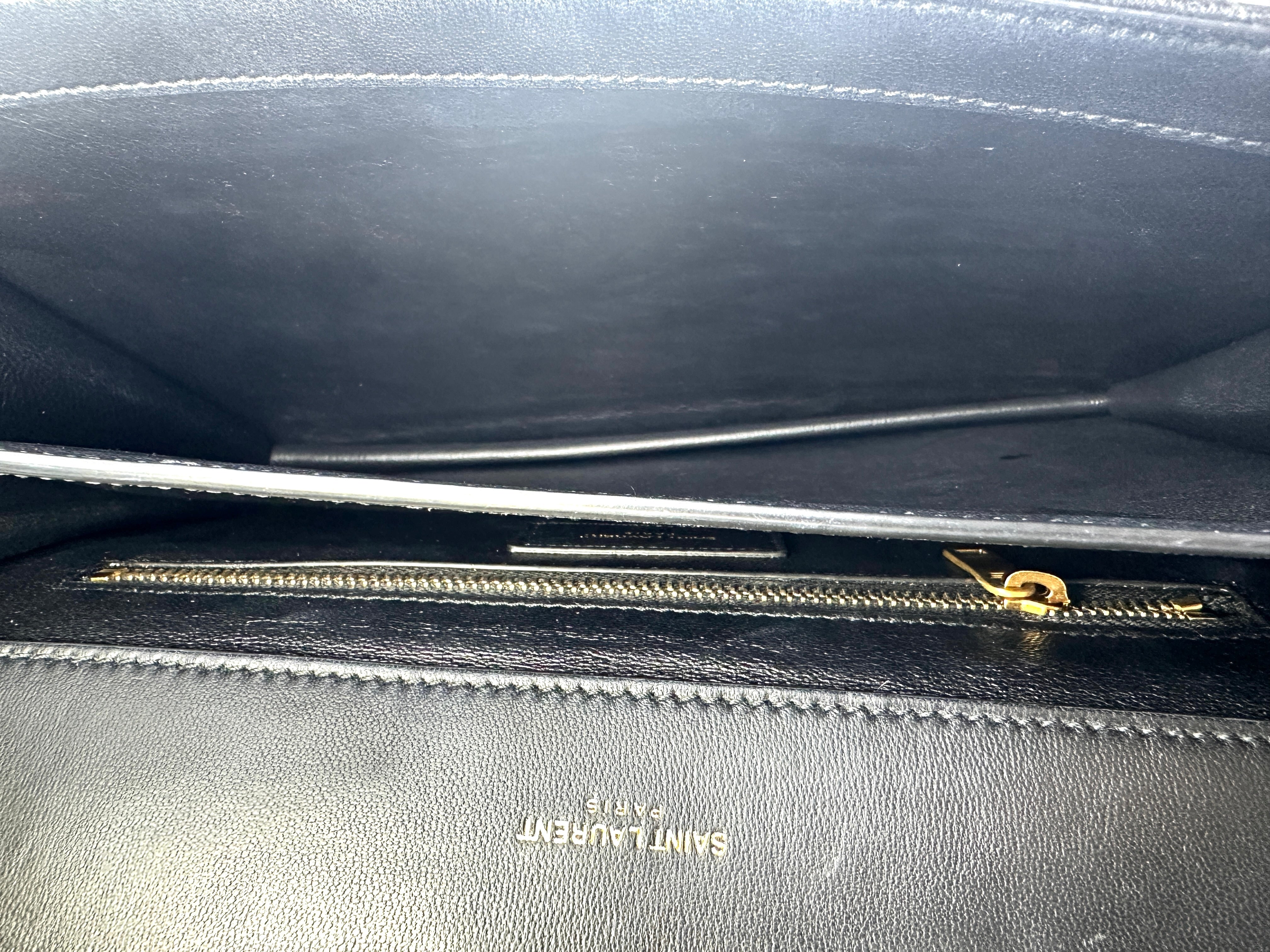 Saint Laurent Gaby Satchel Quilted Leather Shoulder Bag SL151
