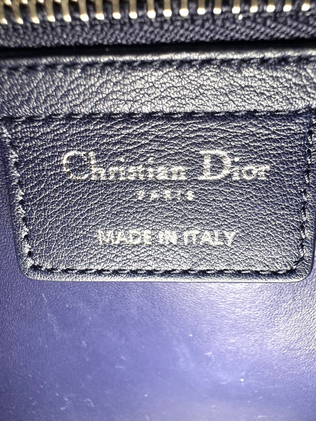Christian Dior Floral Print Leather Lady Dior Tote Bag DR377