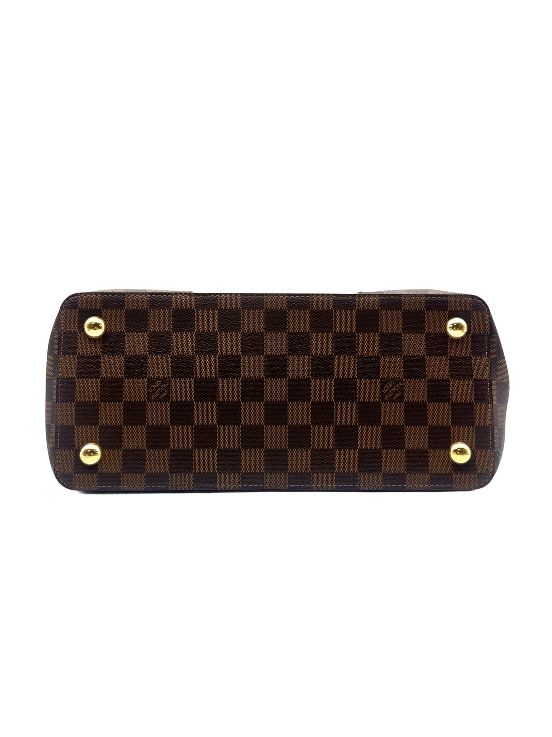 Louis Vuitton Jersey Damier Ebene Tote Bag Brown/Pink LV1666