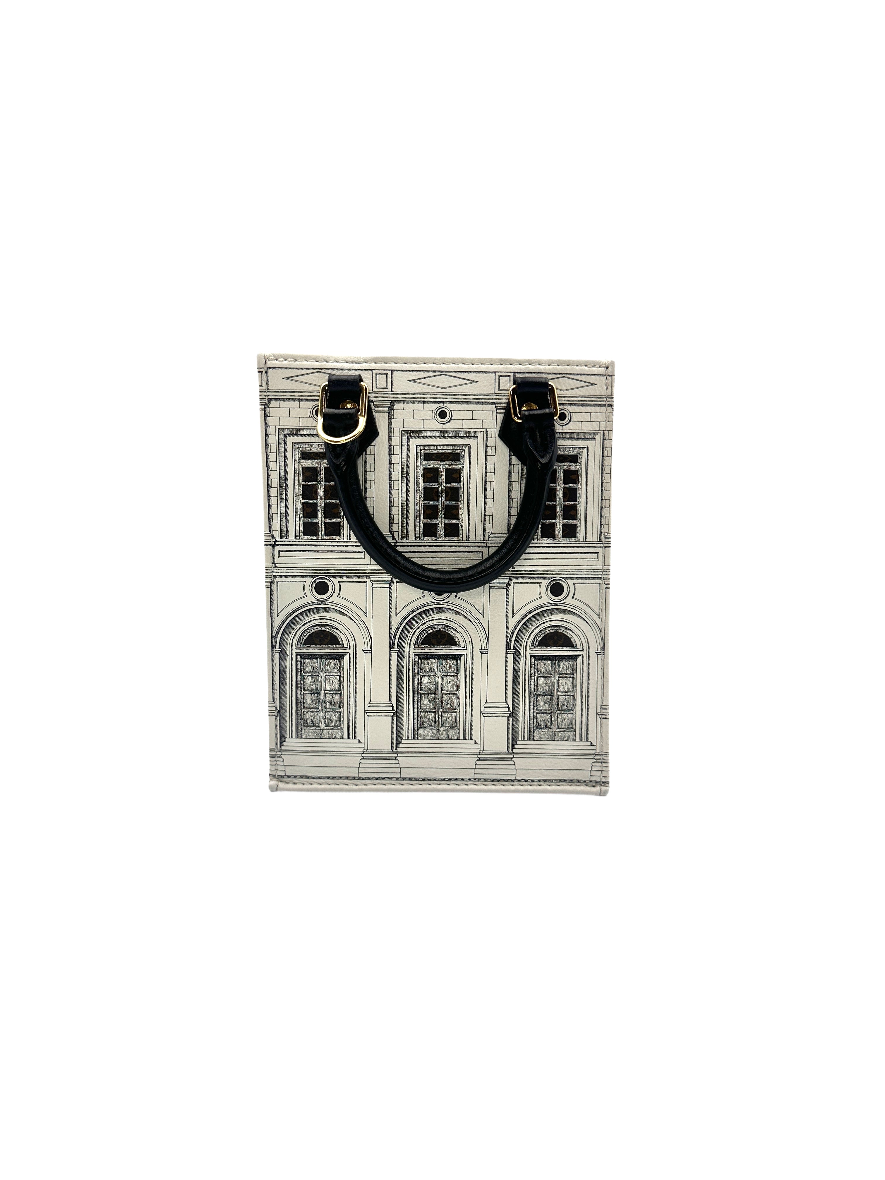 Louis Vuitton Fornasetti Architettura Petti Sac Plat Bag LV1664