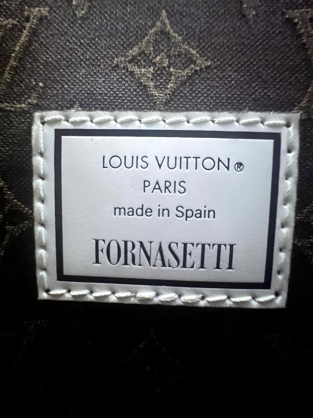 Louis Vuitton Fornasetti Architettura Petti Sac Plat Bag LV1664