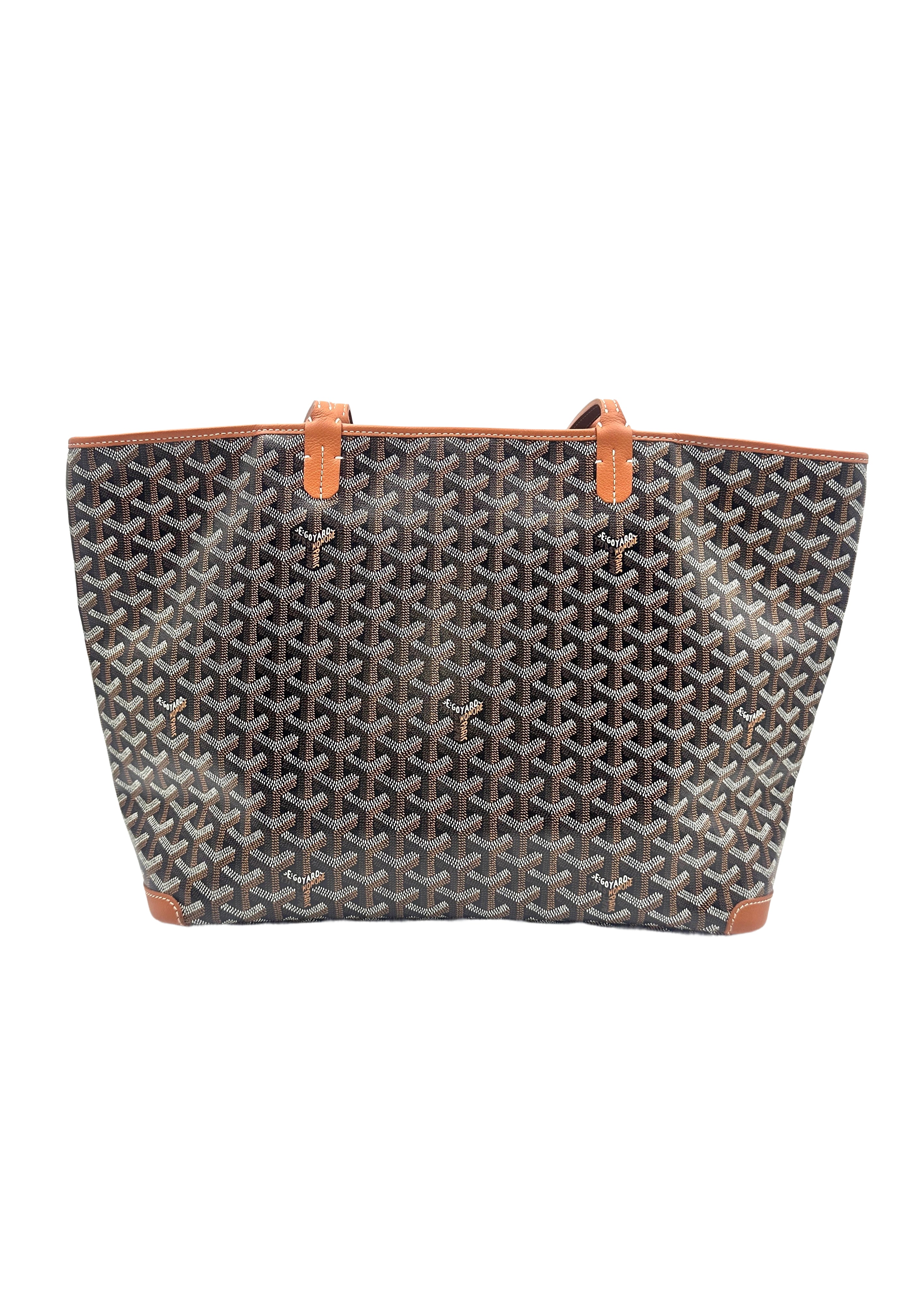 Goyard Saint Louis PM Black Gold Goyardine Tote Bag GR40