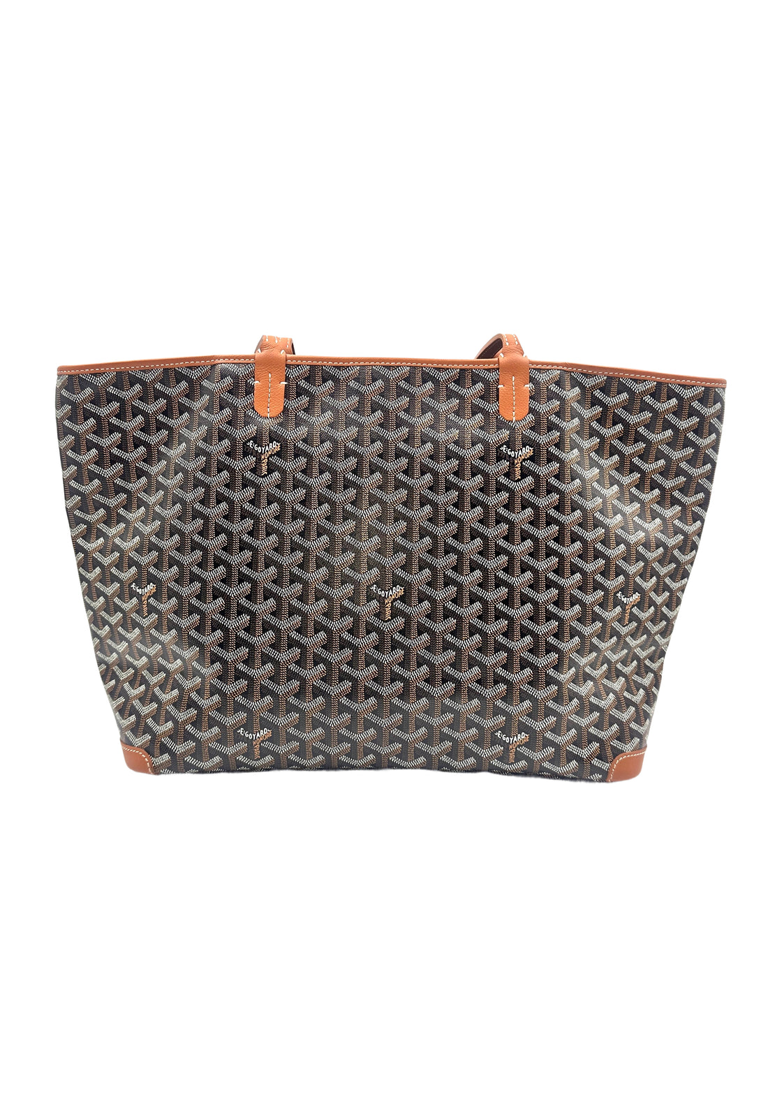 Goyard Saint Louis PM Black Gold Goyardine Tote Bag GR40