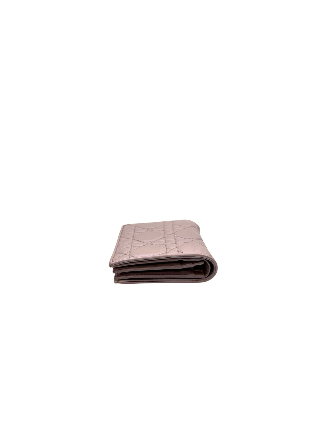 Christian Dior Lady Dior Pink Cannage Lotus Wallet DR380