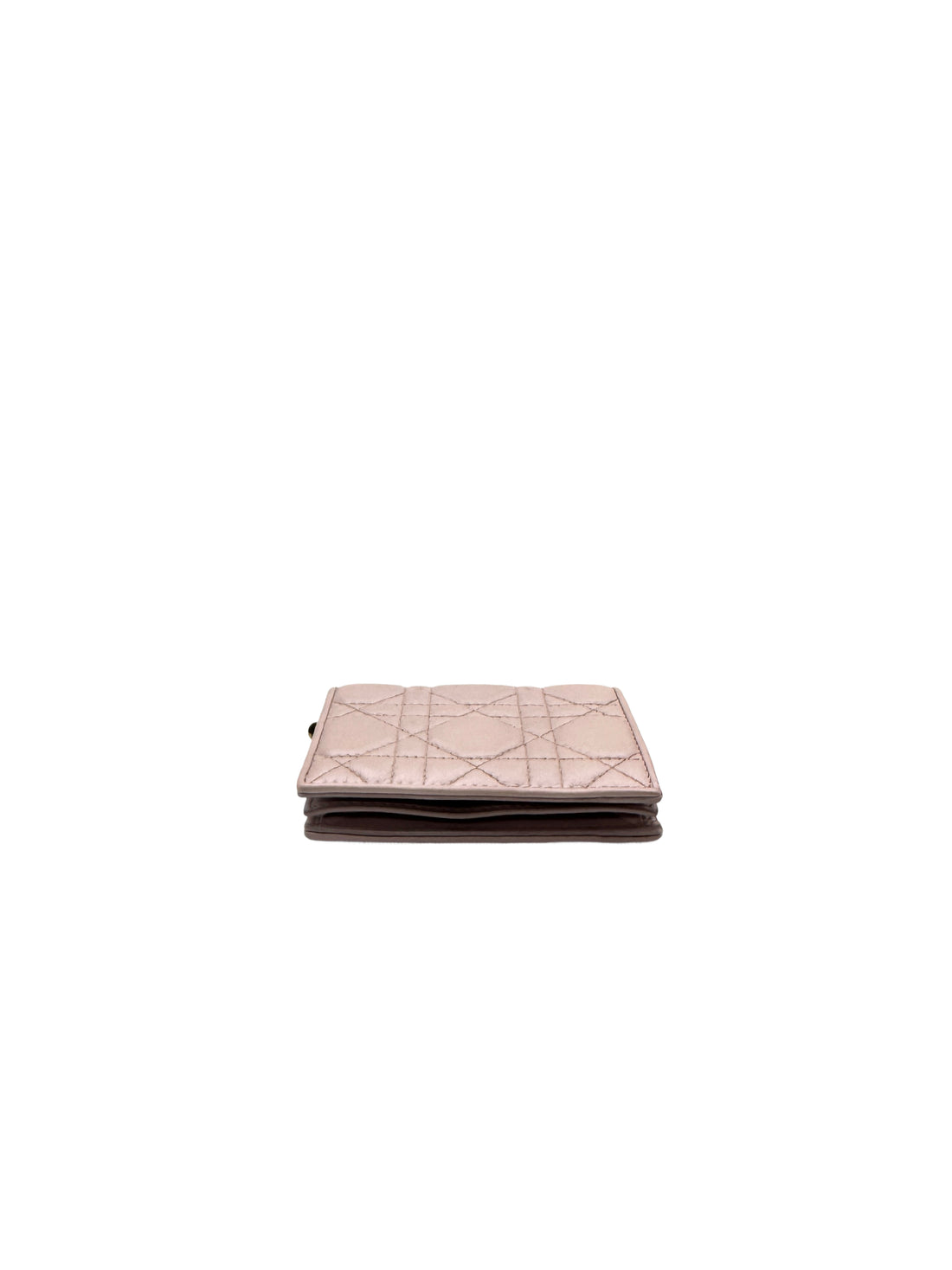 Christian Dior Lady Dior Pink Cannage Lotus Wallet DR380