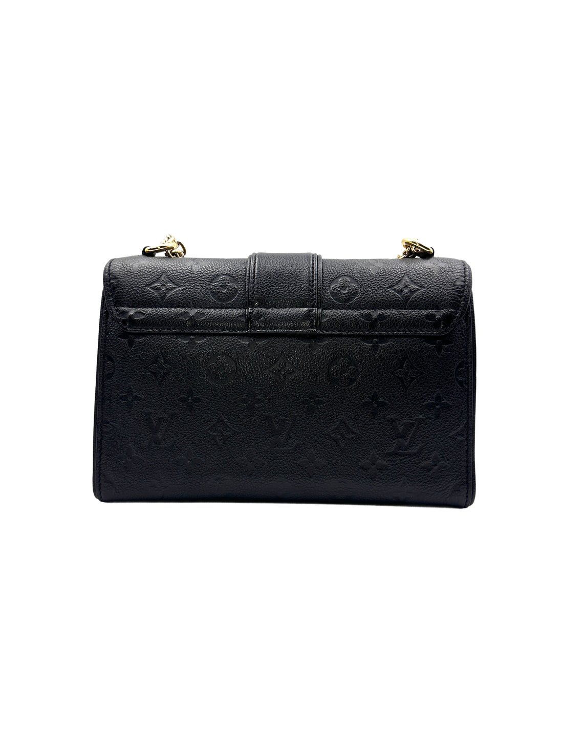 Louis Vuitton Black Monogram Empreinte Saint Sulpice Chain Bag LV1679