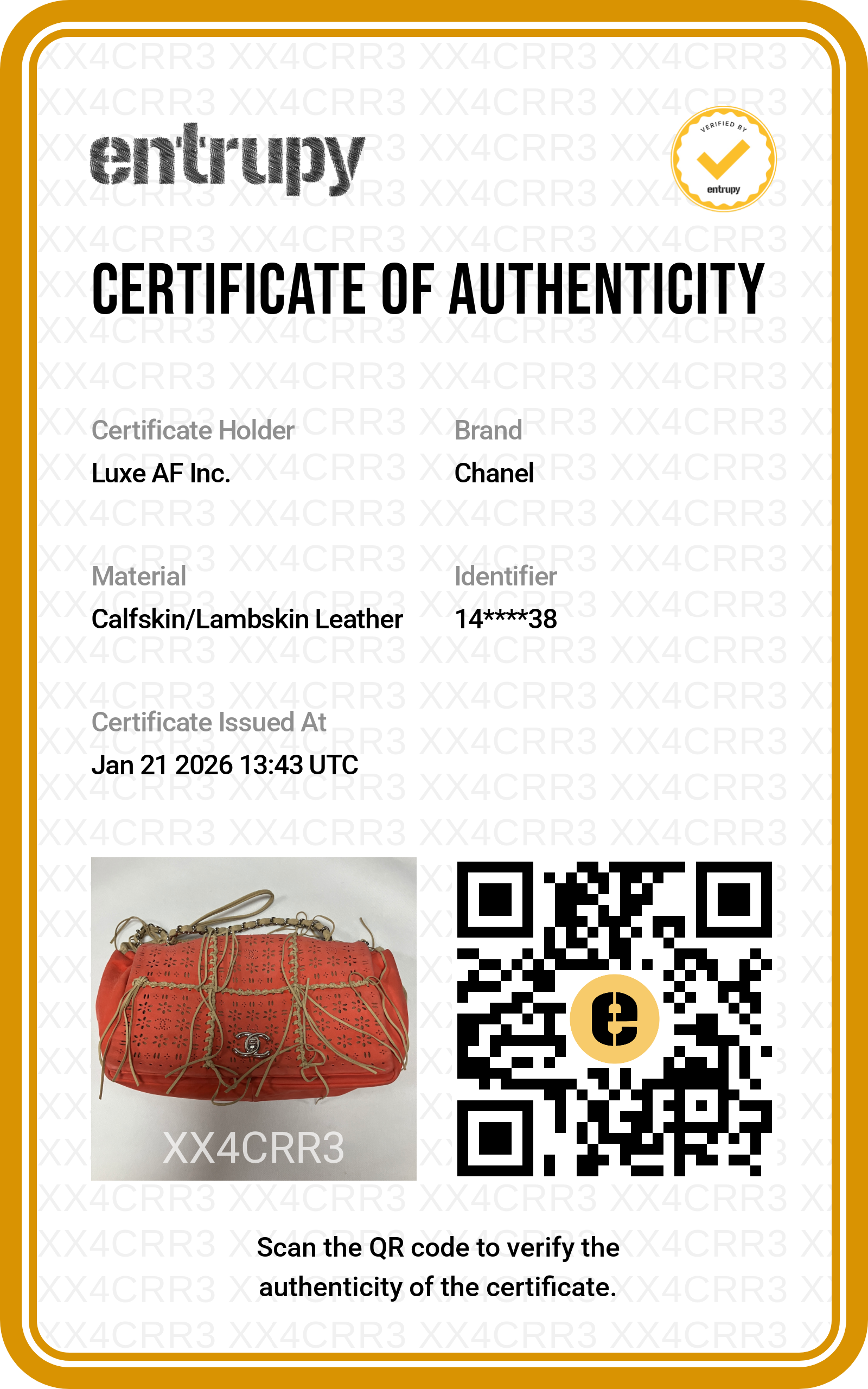 Chanel Orange Suede Cut Fringe Flap Shoudler Bag(14***38) CC1141