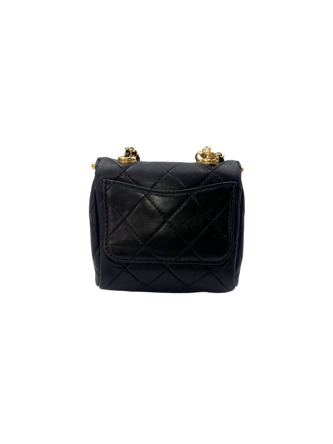 Chanel Black Quilted Leather WIth Kiss Lock My Crush Chain Shoulder Bag(30***35) CC1143