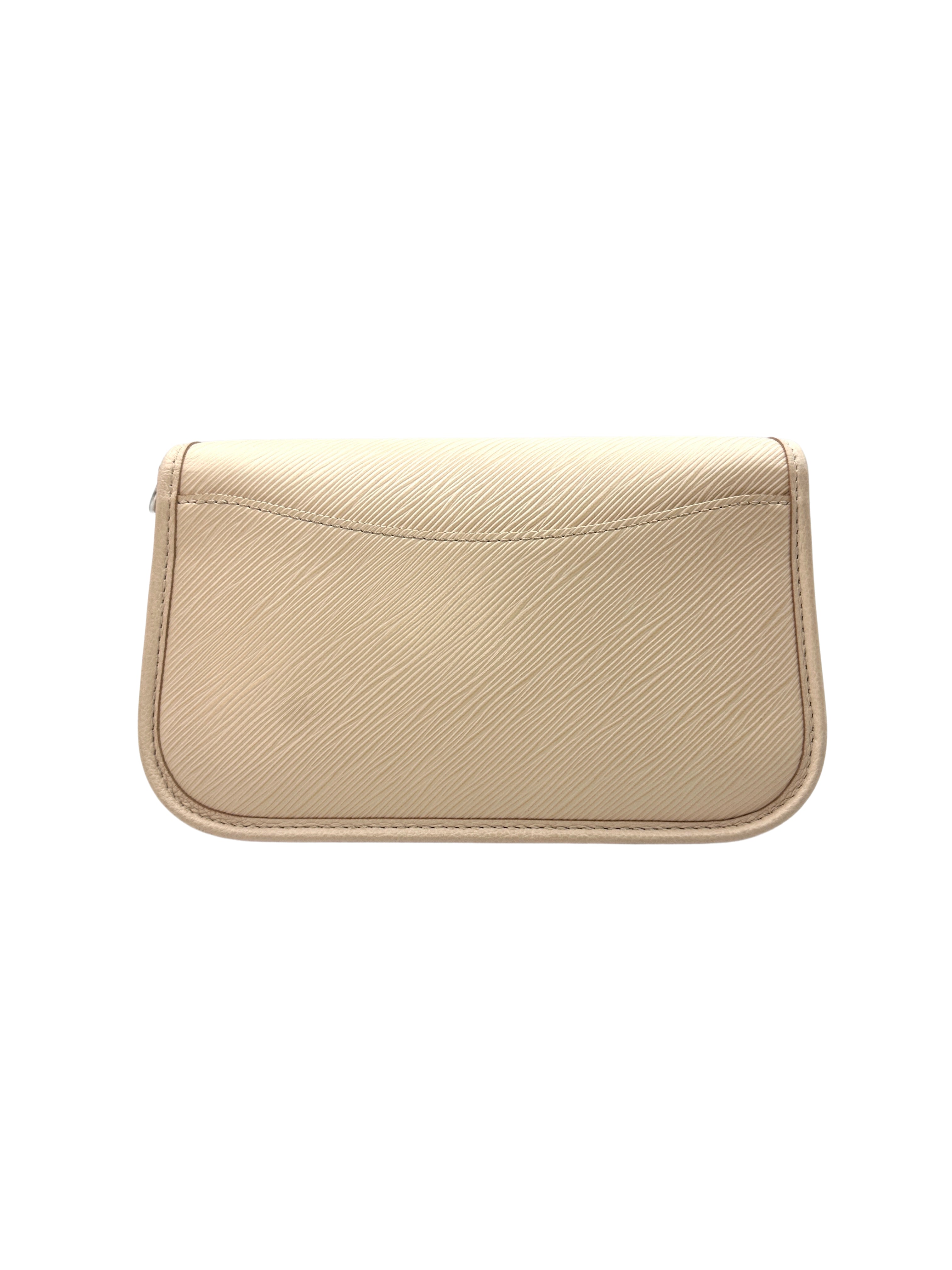 Louis Vuitton White Epi Leather Buci Crossbody Shoulder Bag LV1684