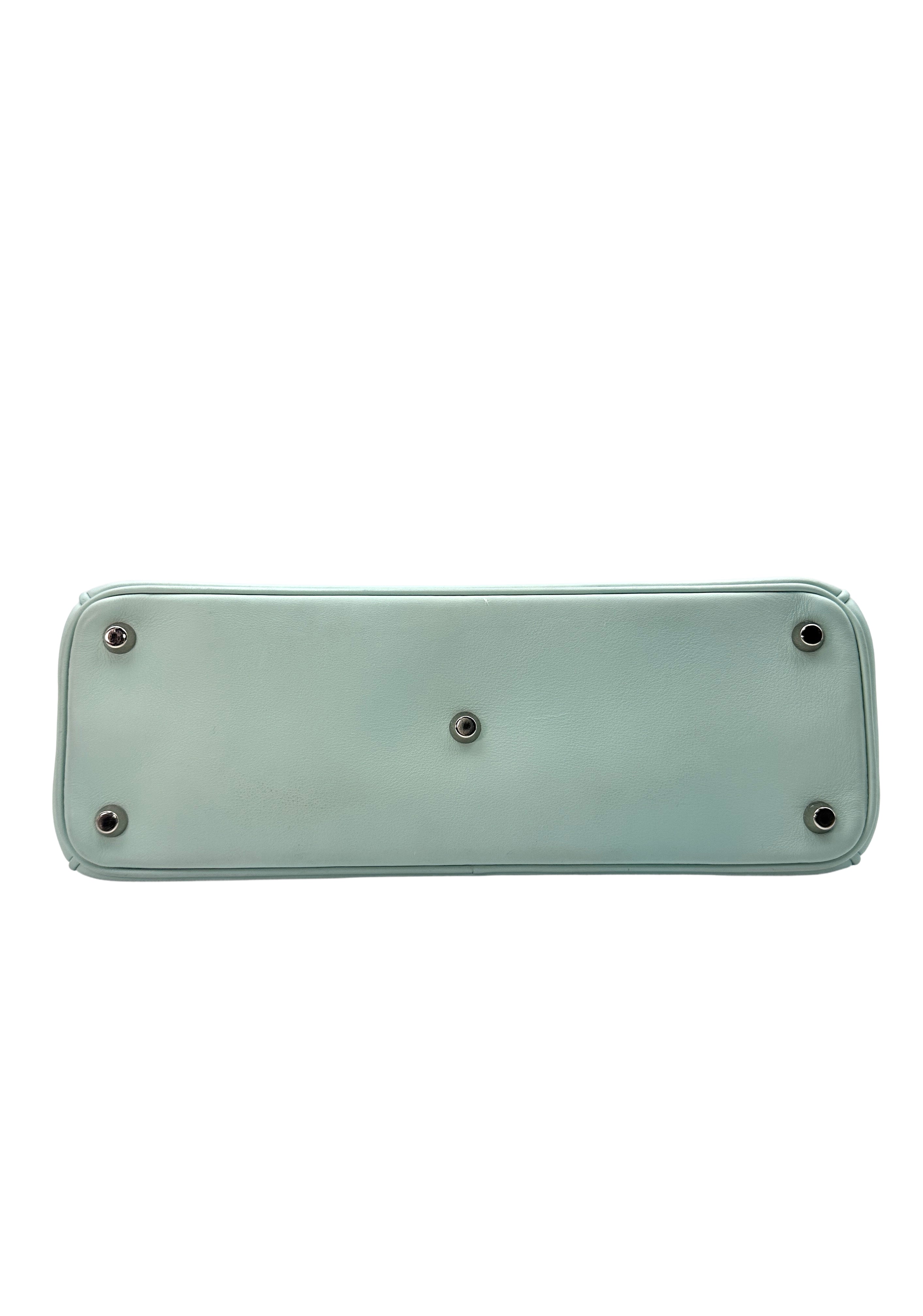 Christian Dior Diorissimo Mint Green Shopper Tote Bag with Pouch DR386