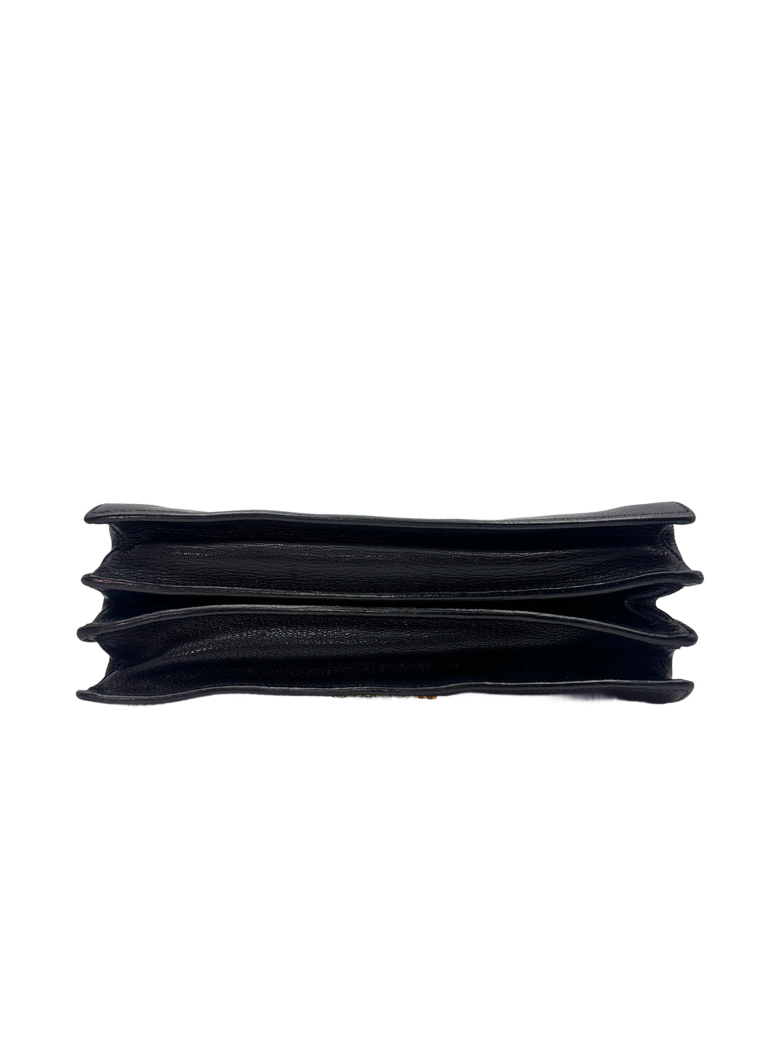Miu Miu Black Madras Leather Crossbody Bag MM27