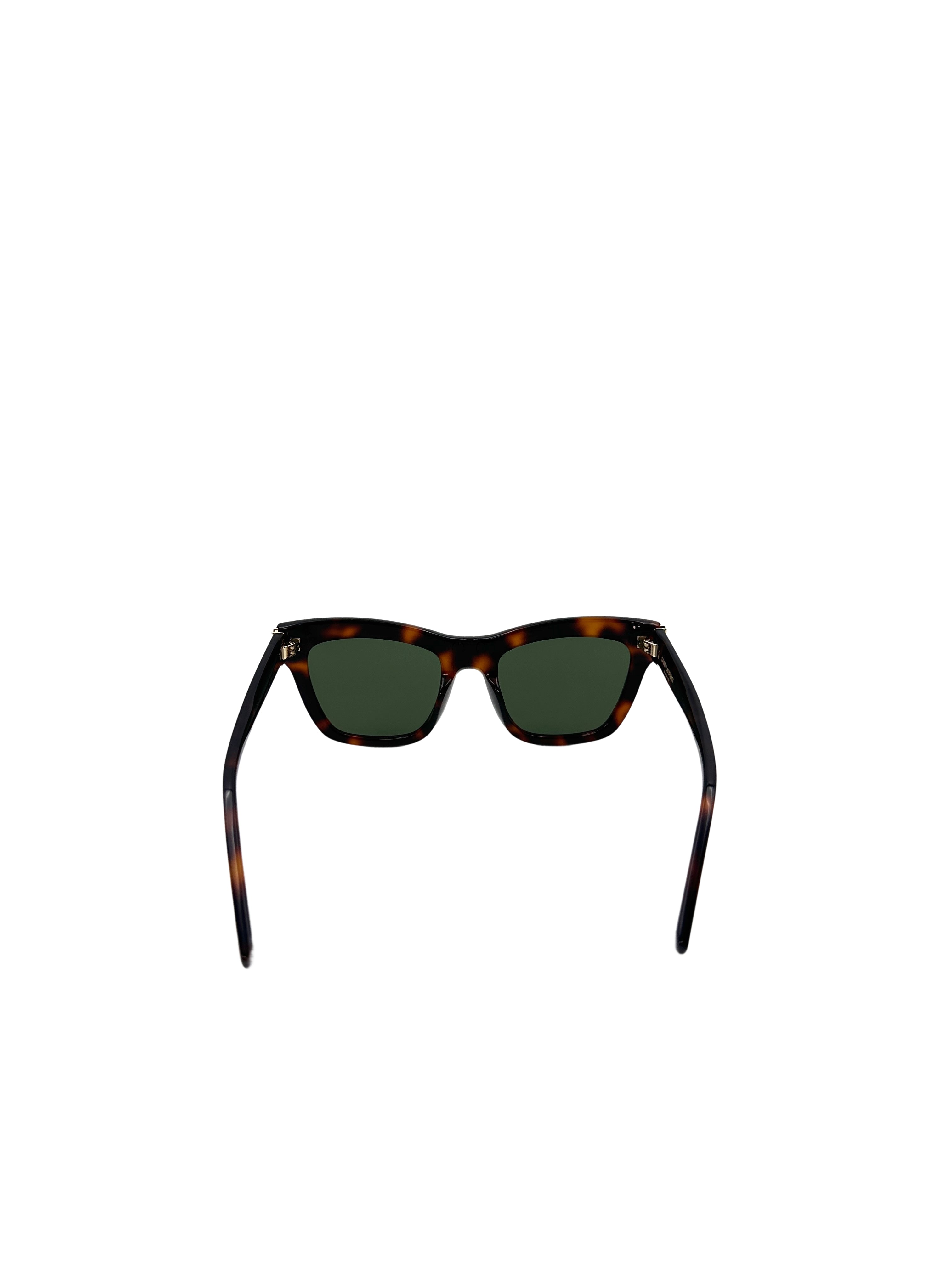 Saint Laurent SL M156 Havana Tortoiseshell Sunglasses SLG03
