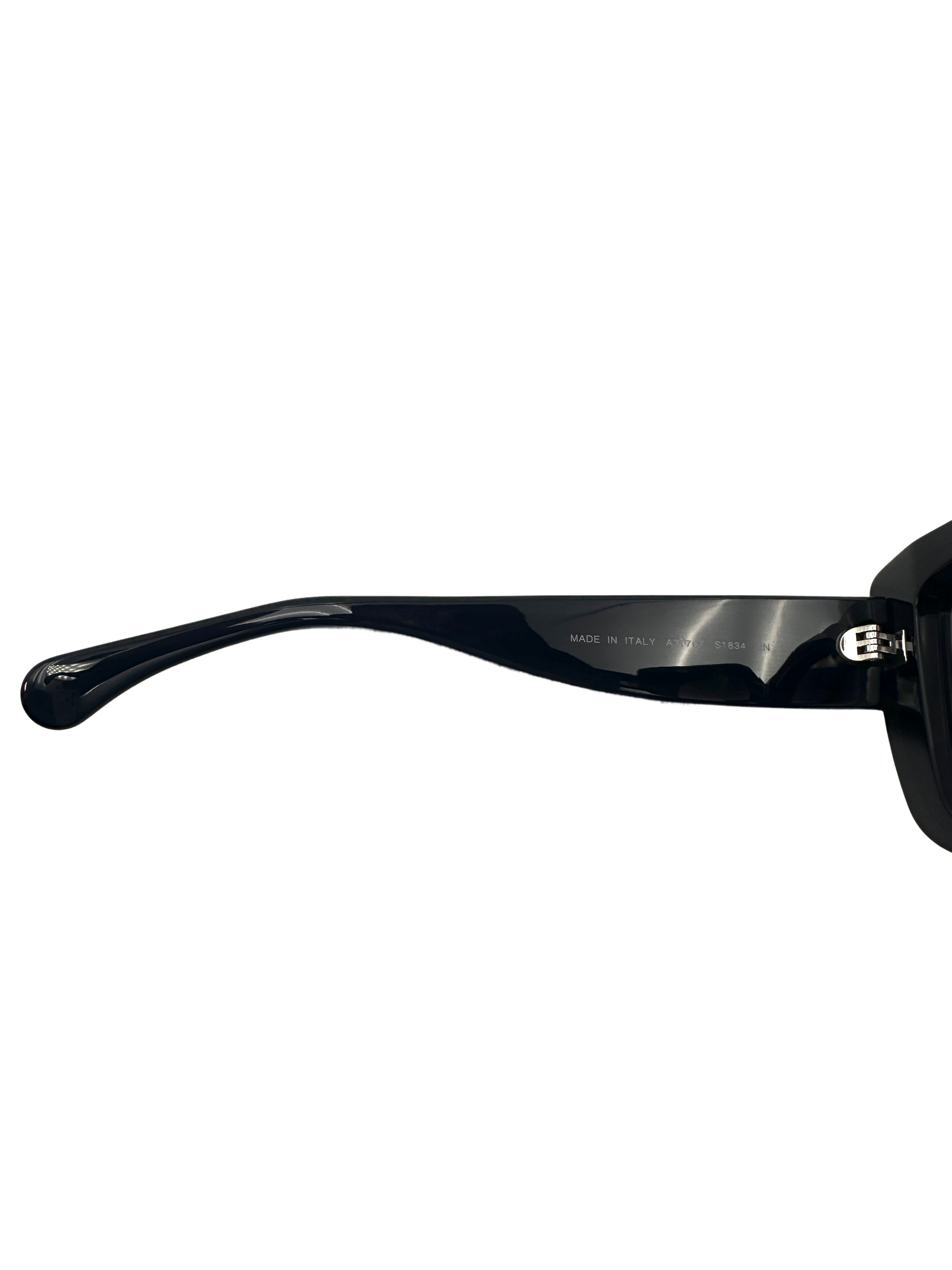 Chanel Black Acetate Butterfly Sunglasses A71767 S1834 CCG05