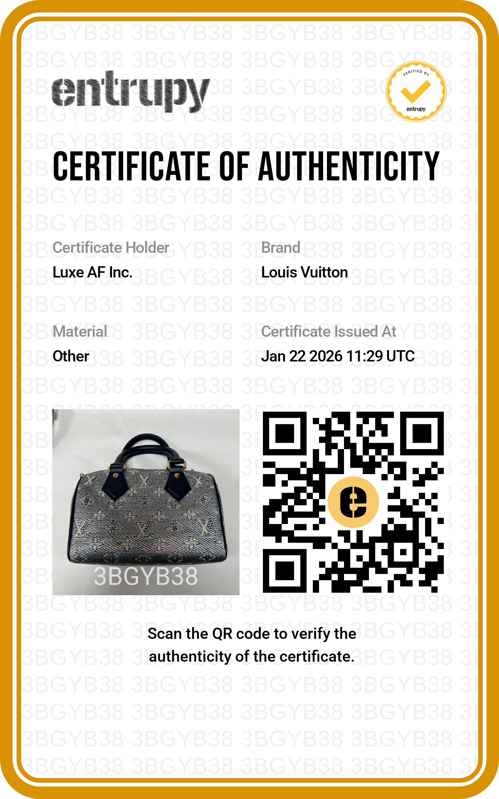 Louis Vuitton Speedy 20 Monogram Handle Bag LV1687
