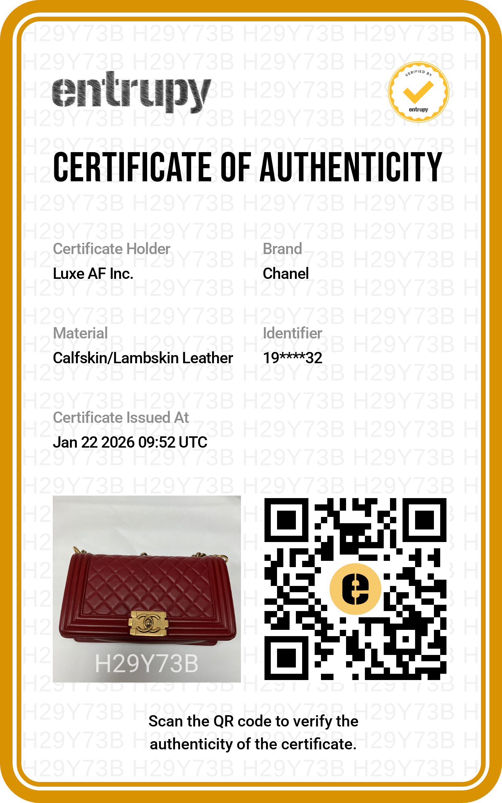 Chanel LeBoy Red Quilted Leather Crossbody Bag with Gold Buckle(19***32) CC1140