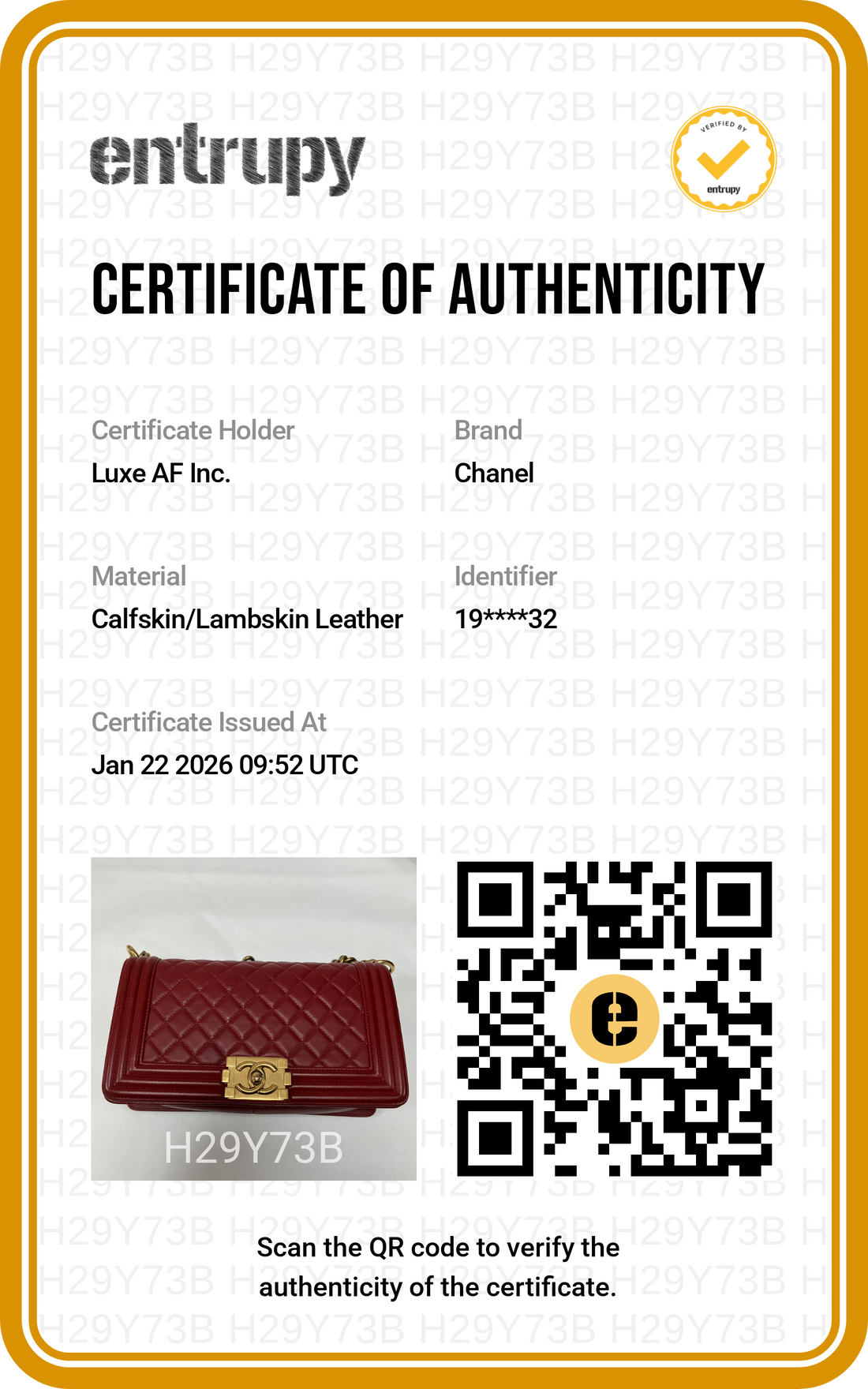 Chanel LeBoy Red Quilted Leather Crossbody Bag with Gold Buckle(19***32) CC1140