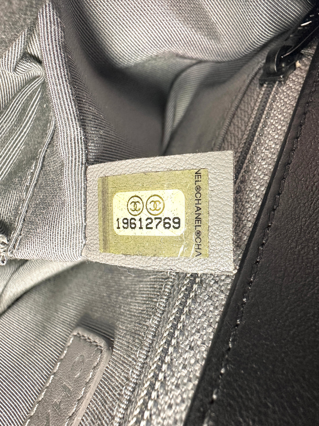 Chanel LeBoy Black Quilted Leather Crossbody Bag with Silver Buckle(19***69) CC1138